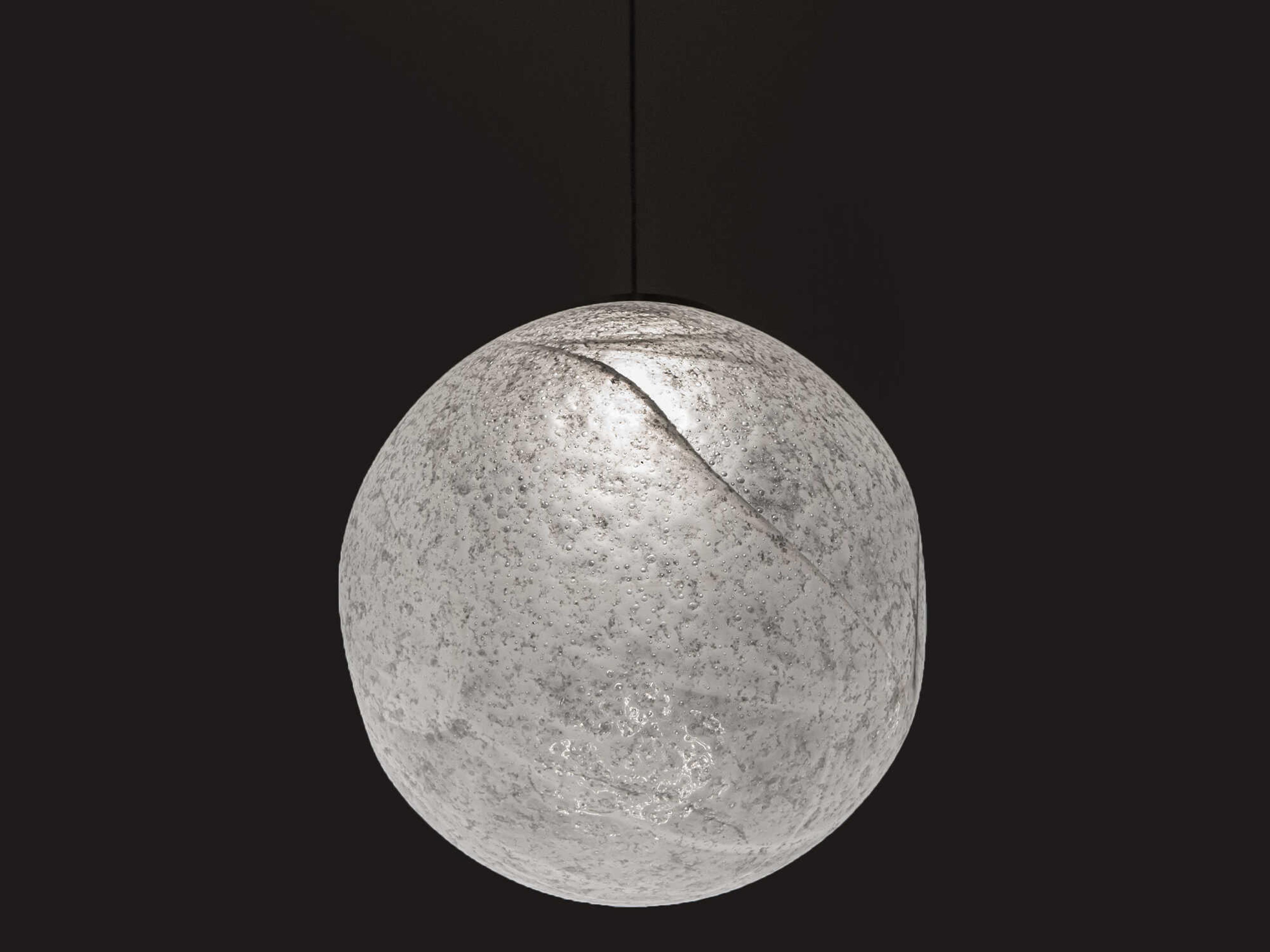 Modern Forms Cosmic 1-Light Black Glass LED Globe Mini Pendant