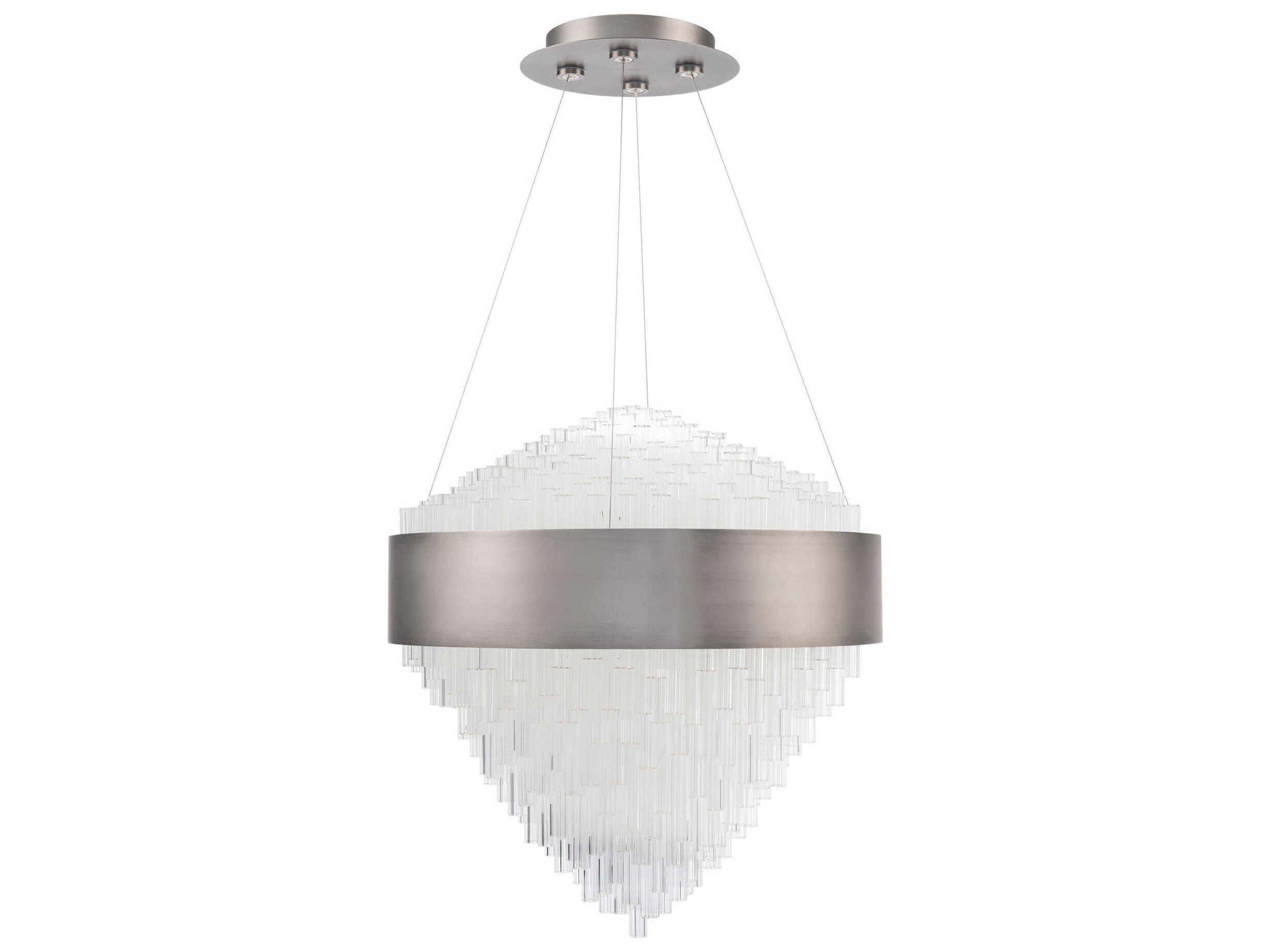 Luzerne 1-Light Brushed Nickel Pendant
