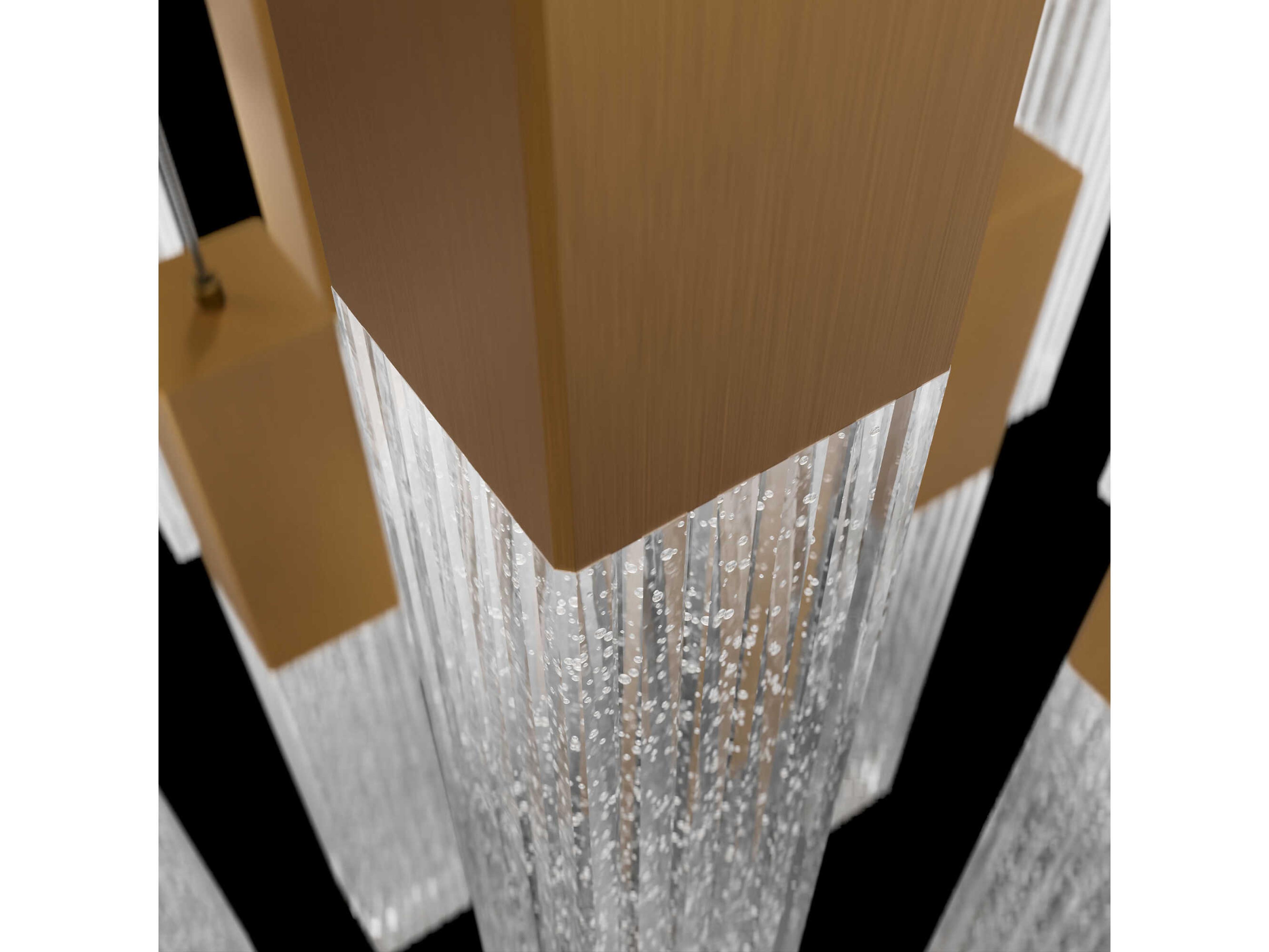 Modern Forms Cinema 15-Light Aged Brass Linear Pendant