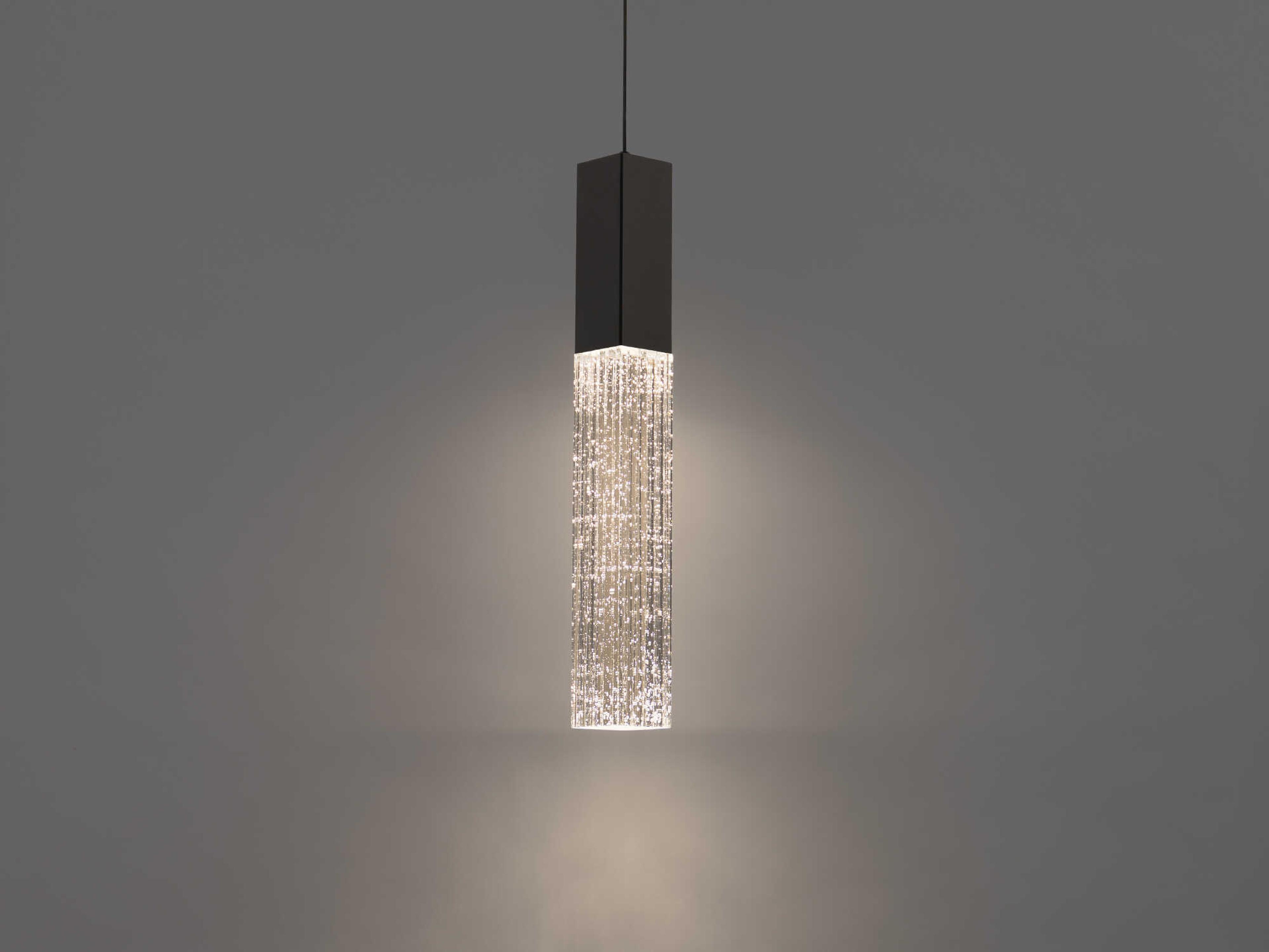 Modern Forms Cinema 1-Light Black Linear Mini Pendant