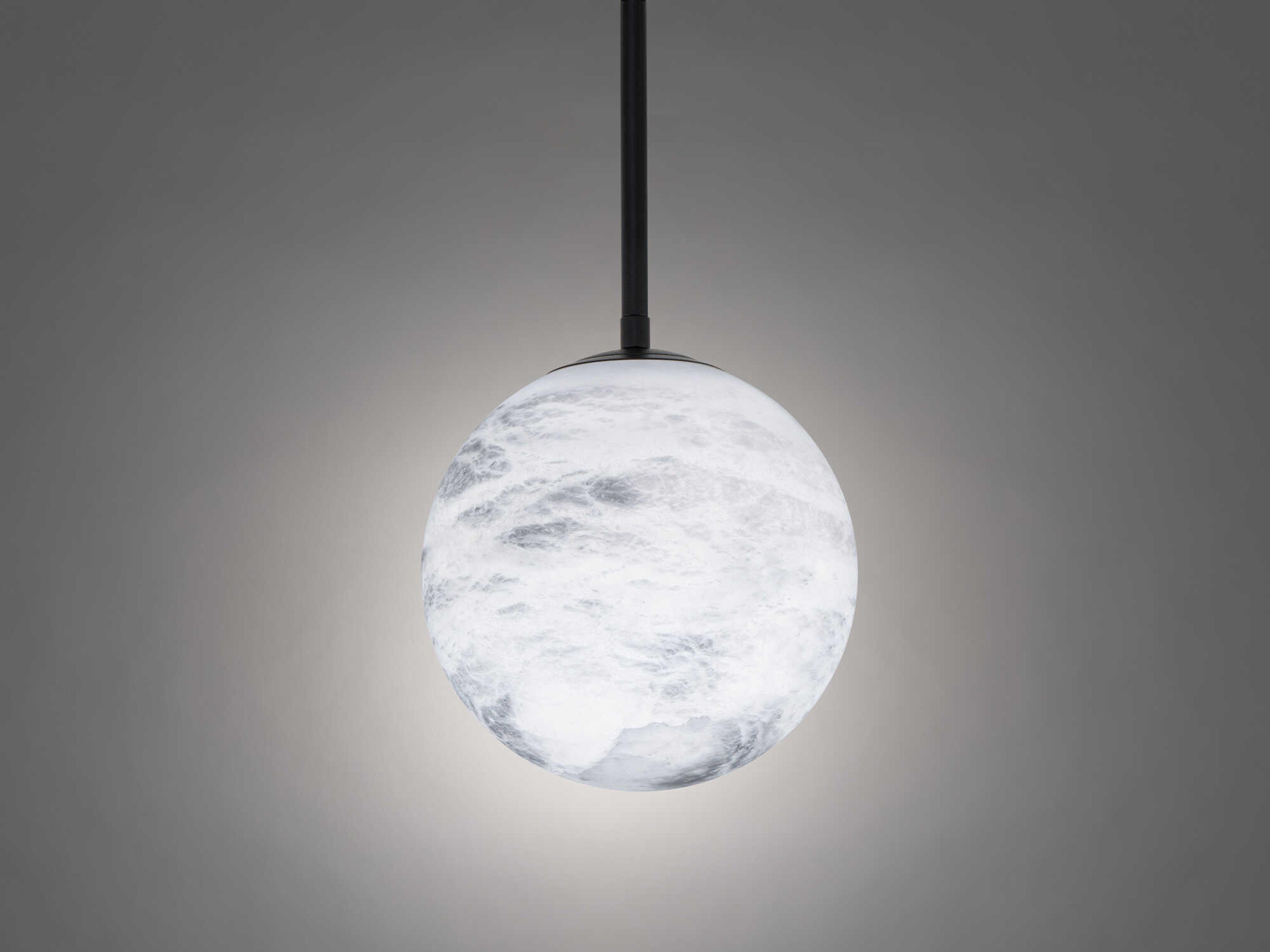 Modern Forms Pisces 1-Light Black Globe Mini Pendant
