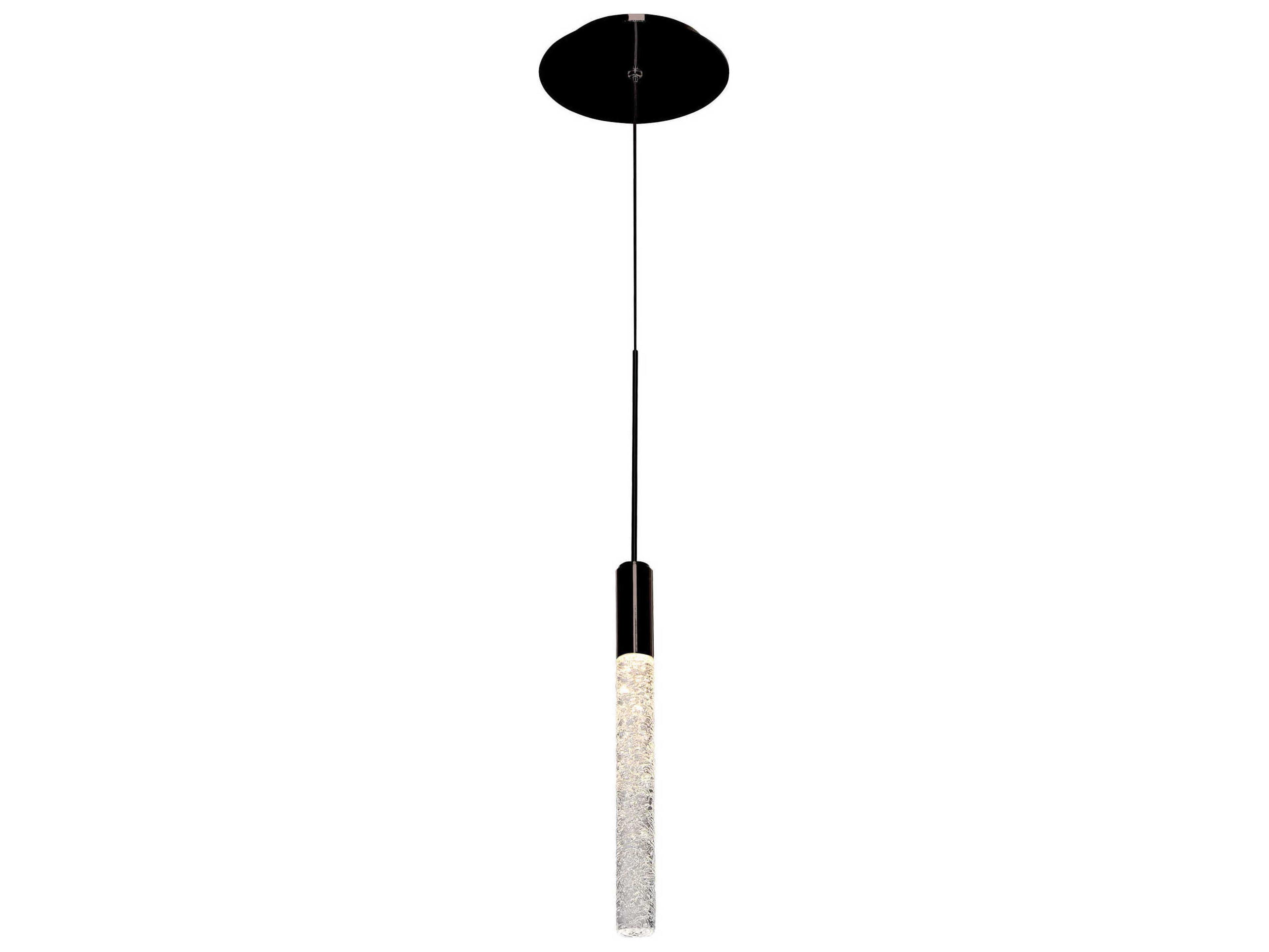 Magic LED Pendant Black Crystal