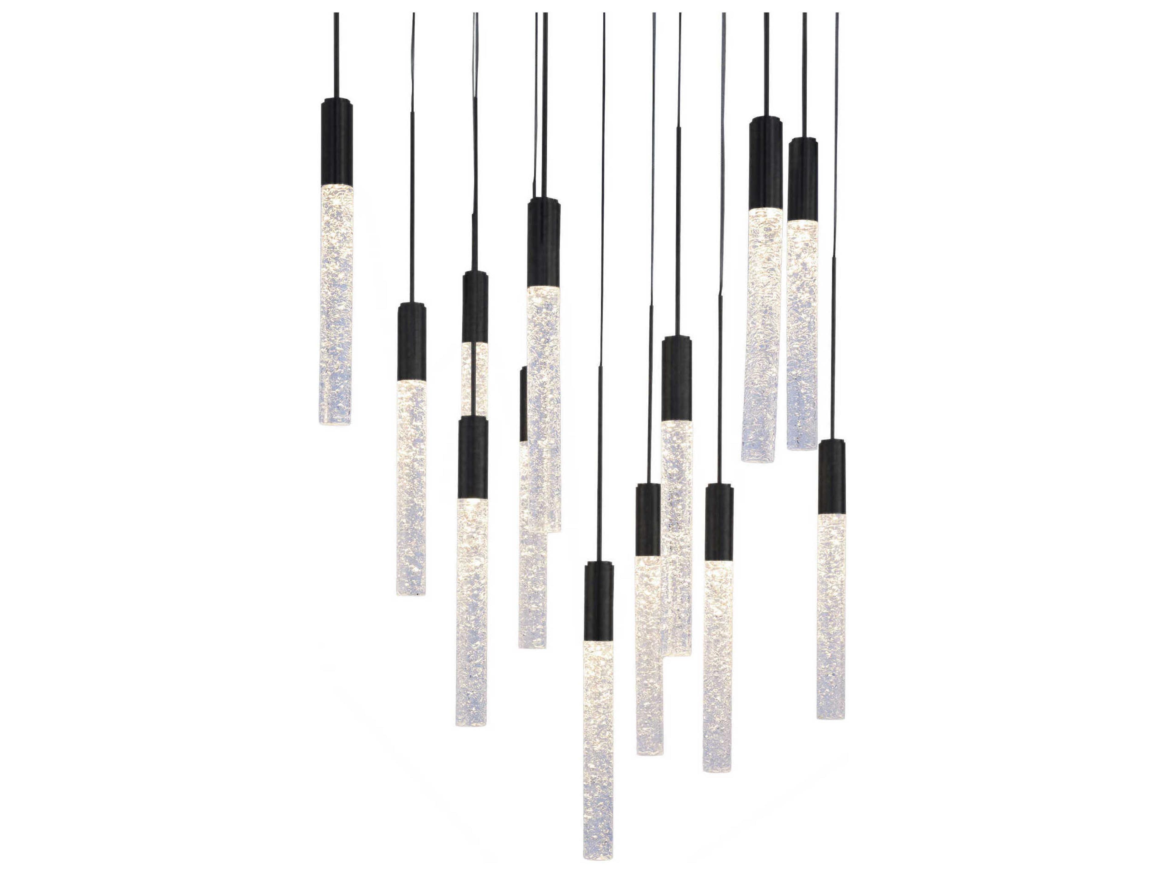 Magic 13-Light Black Linear Pendant