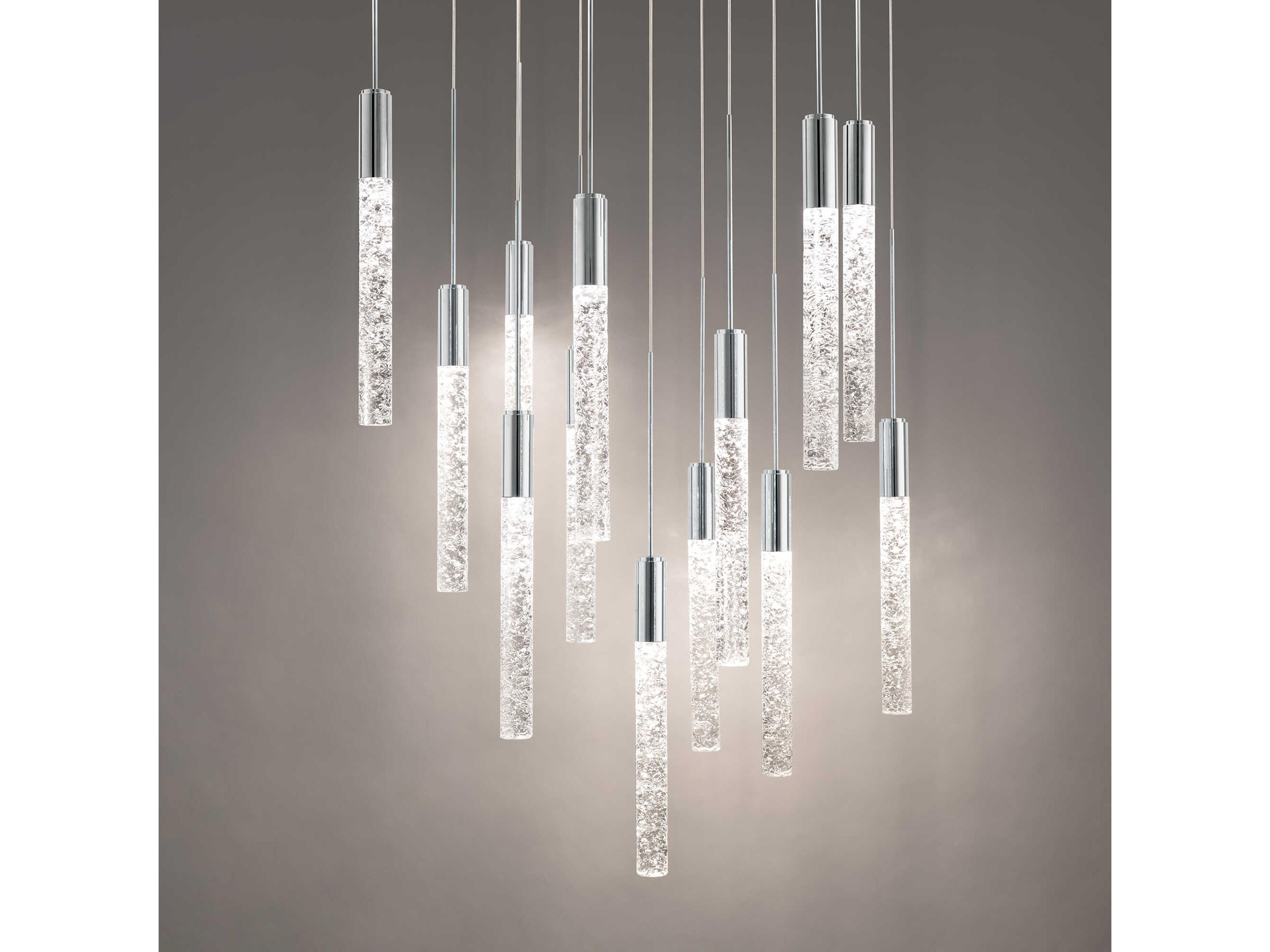 Modern Forms Magic 13-Light Polished Nickel Linear Pendant