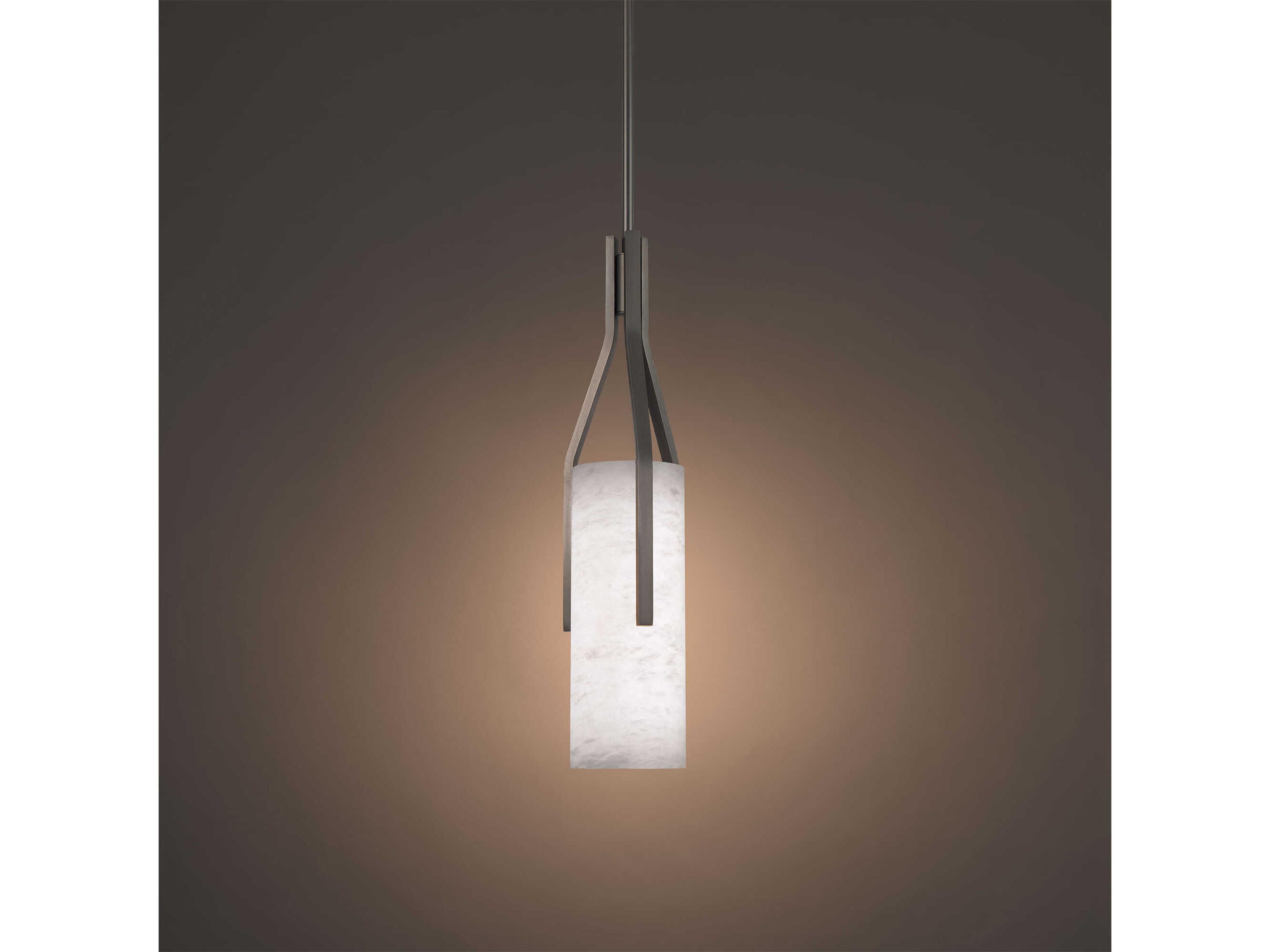 Modern Forms Firenze 1-Light Antique Nickel LED Cylinder Mini Pendant