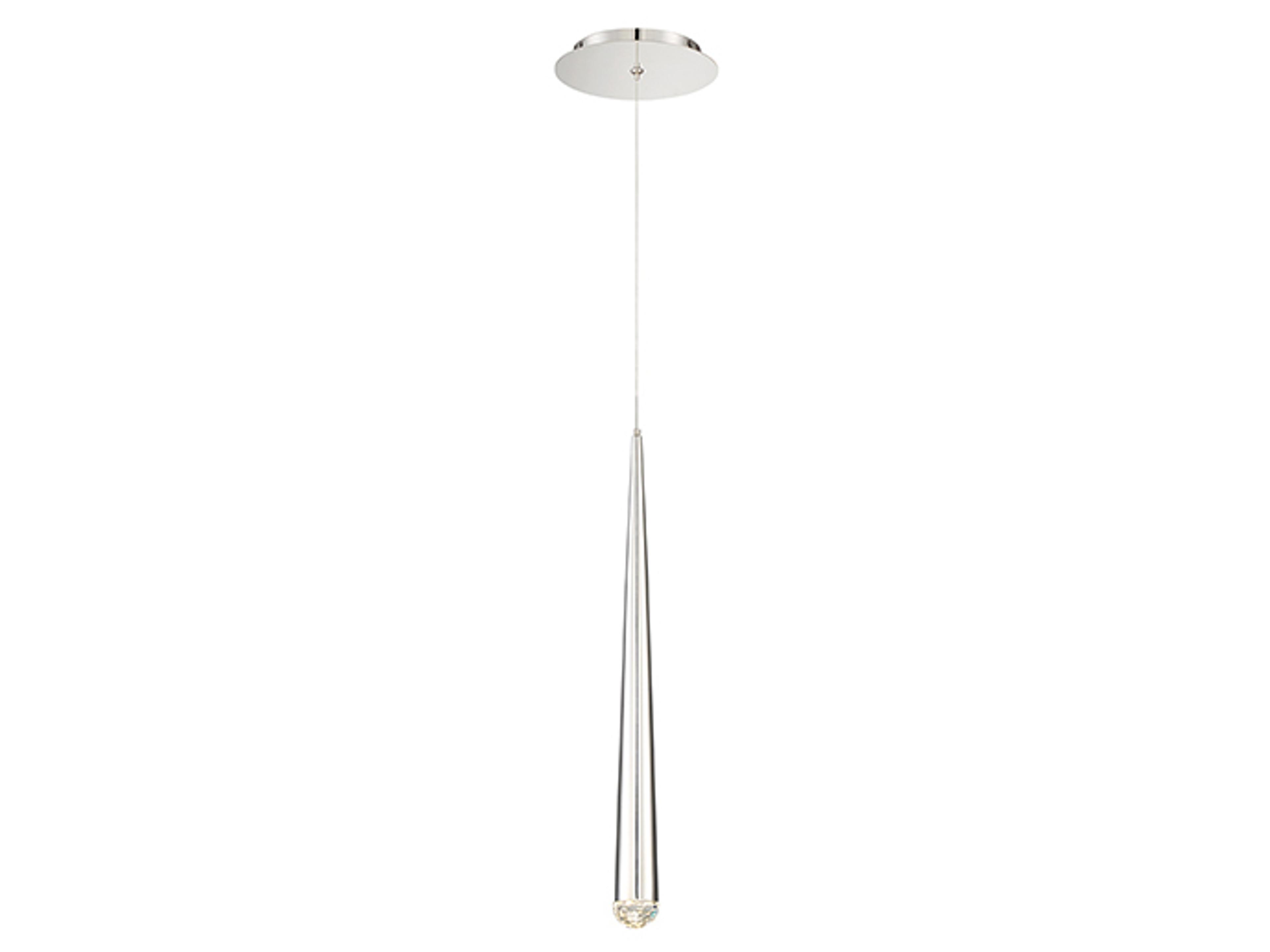 Cascade LED Mini Pendant Polished Nickel