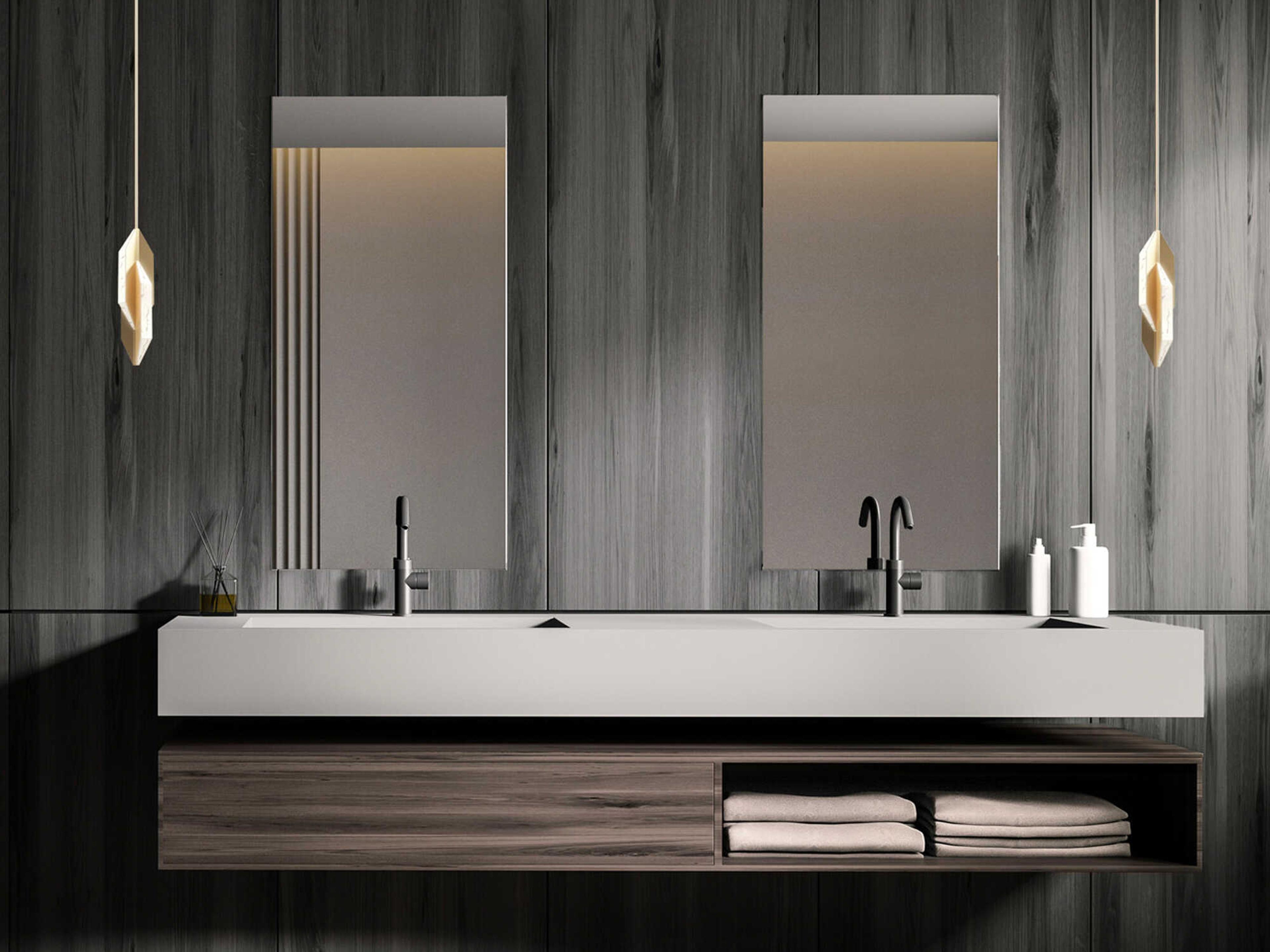 Modern Forms Azure 1-Light Aged Brass Mini Pendant