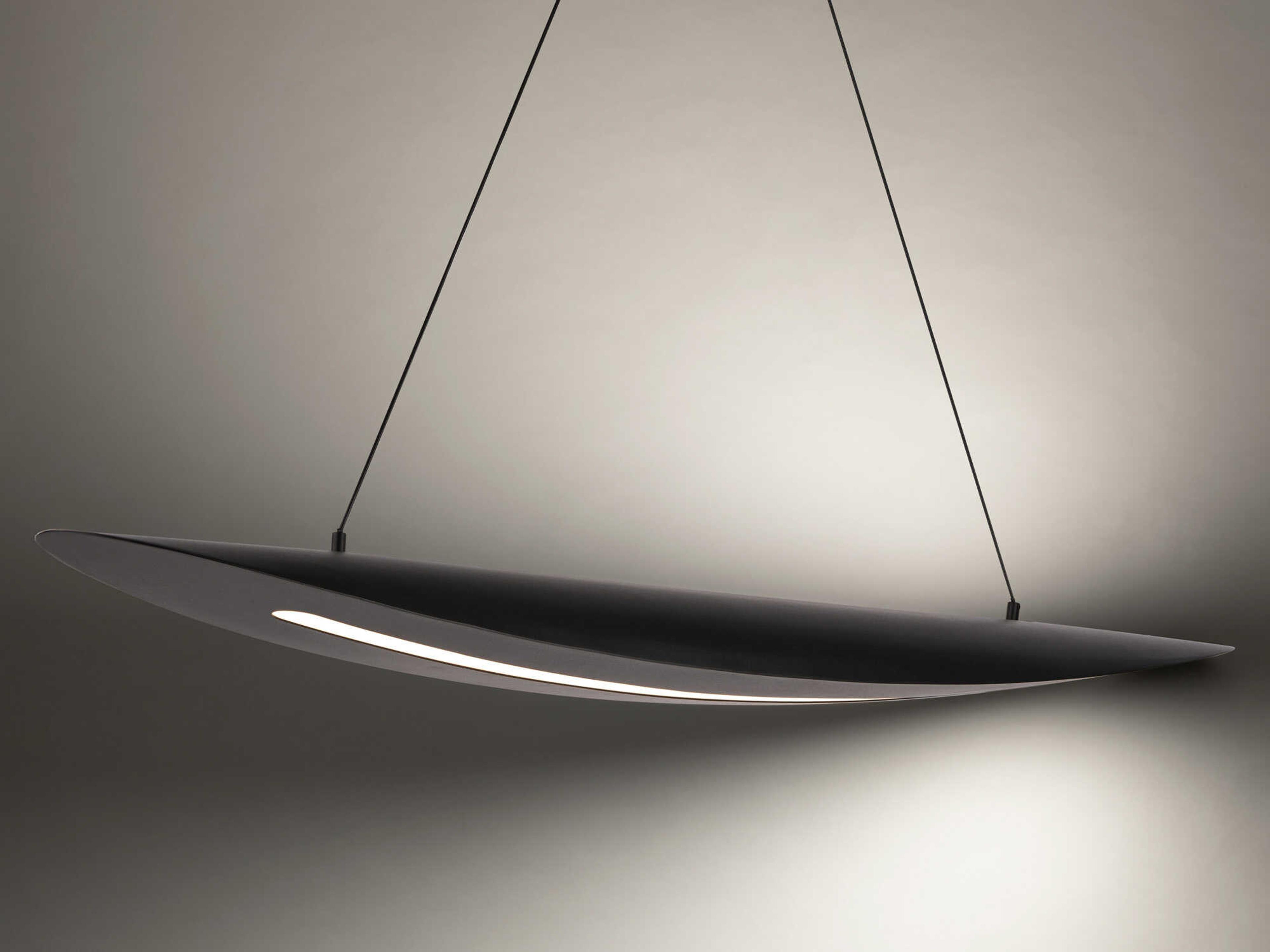Modern Forms Black Jack 1-Light LED Linear Island Pendant
