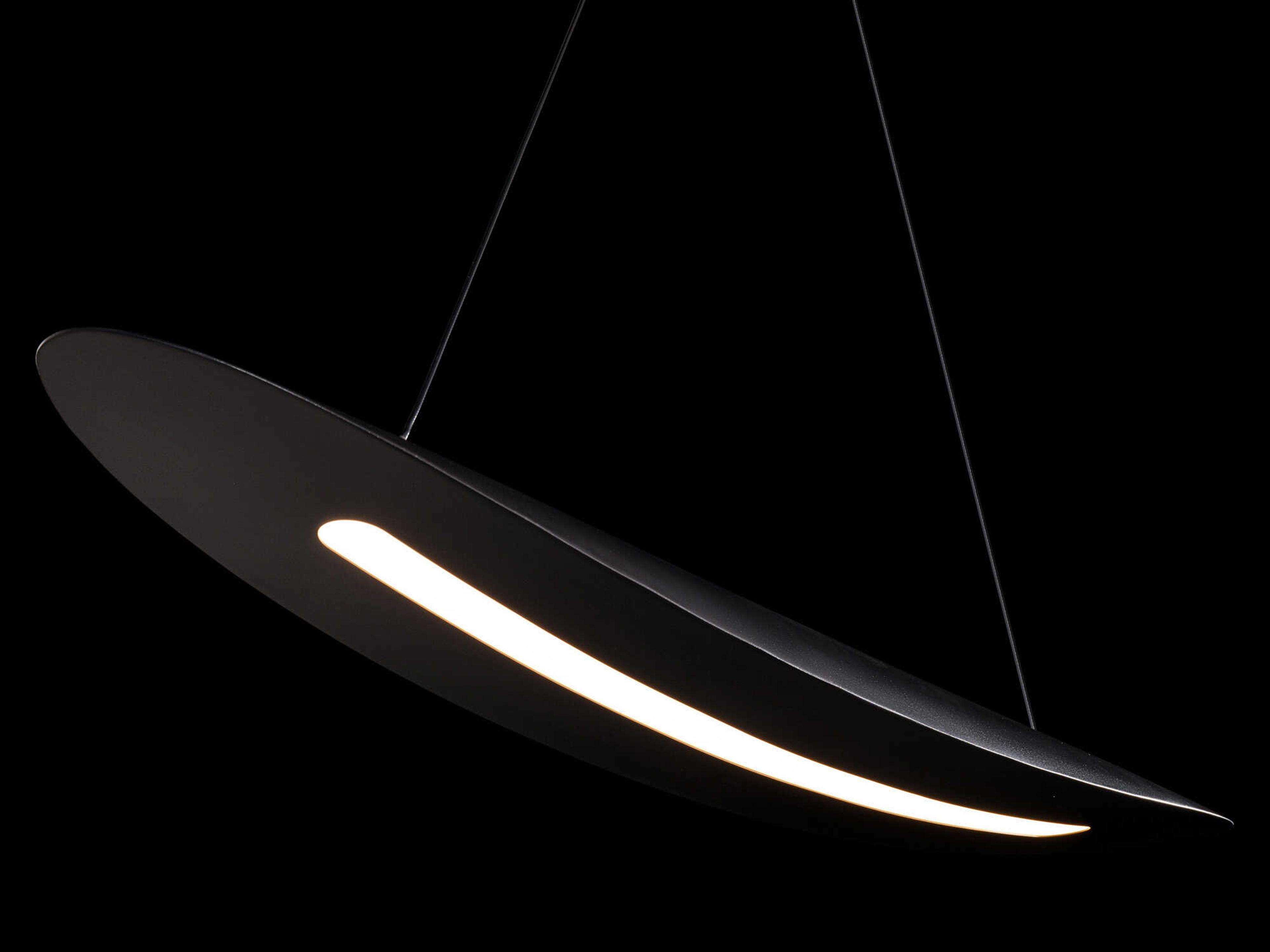 Modern Forms Black Jack 1-Light LED Linear Island Pendant