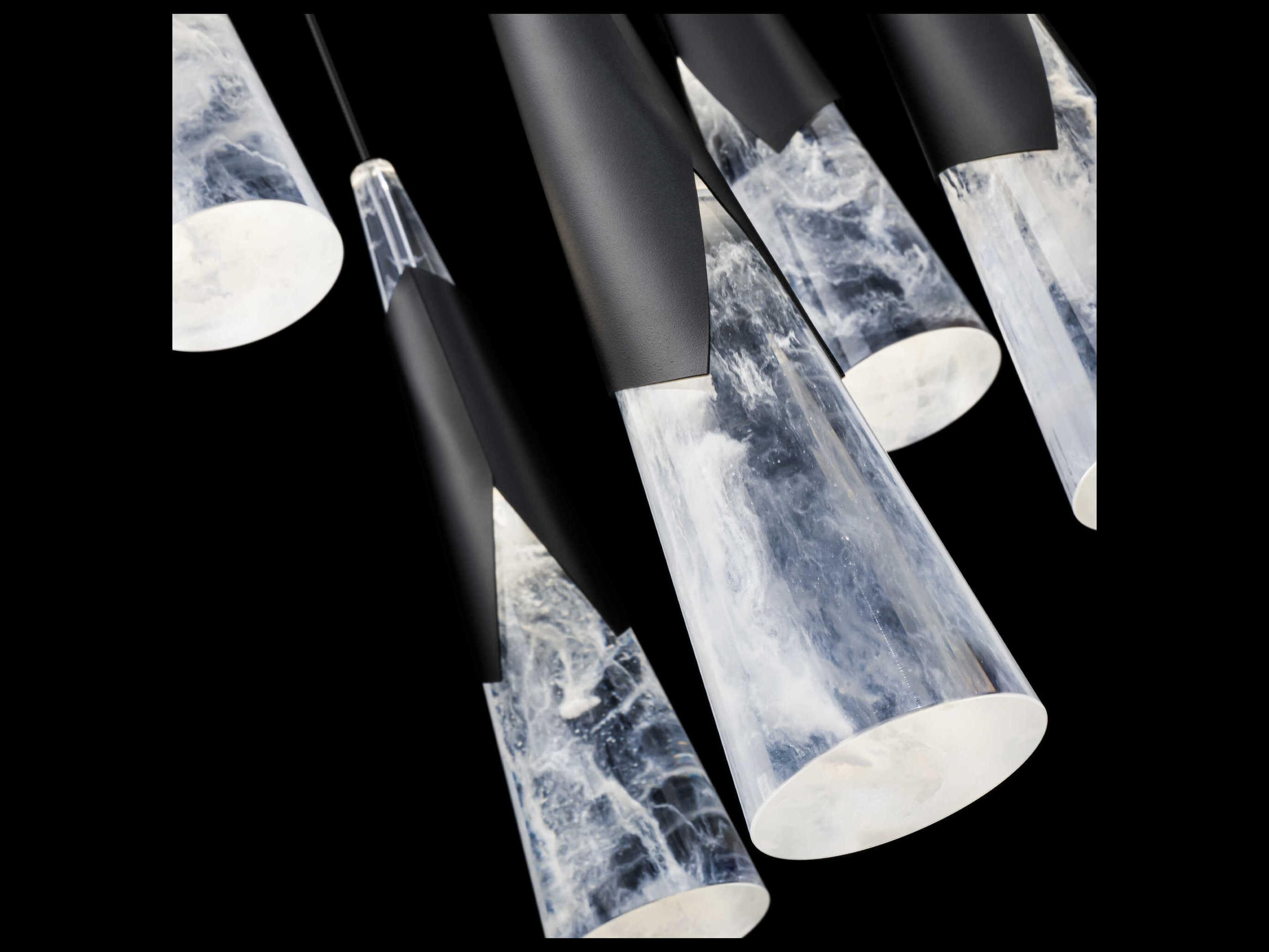 Modern Forms Kilt 5-Light Black Pendant