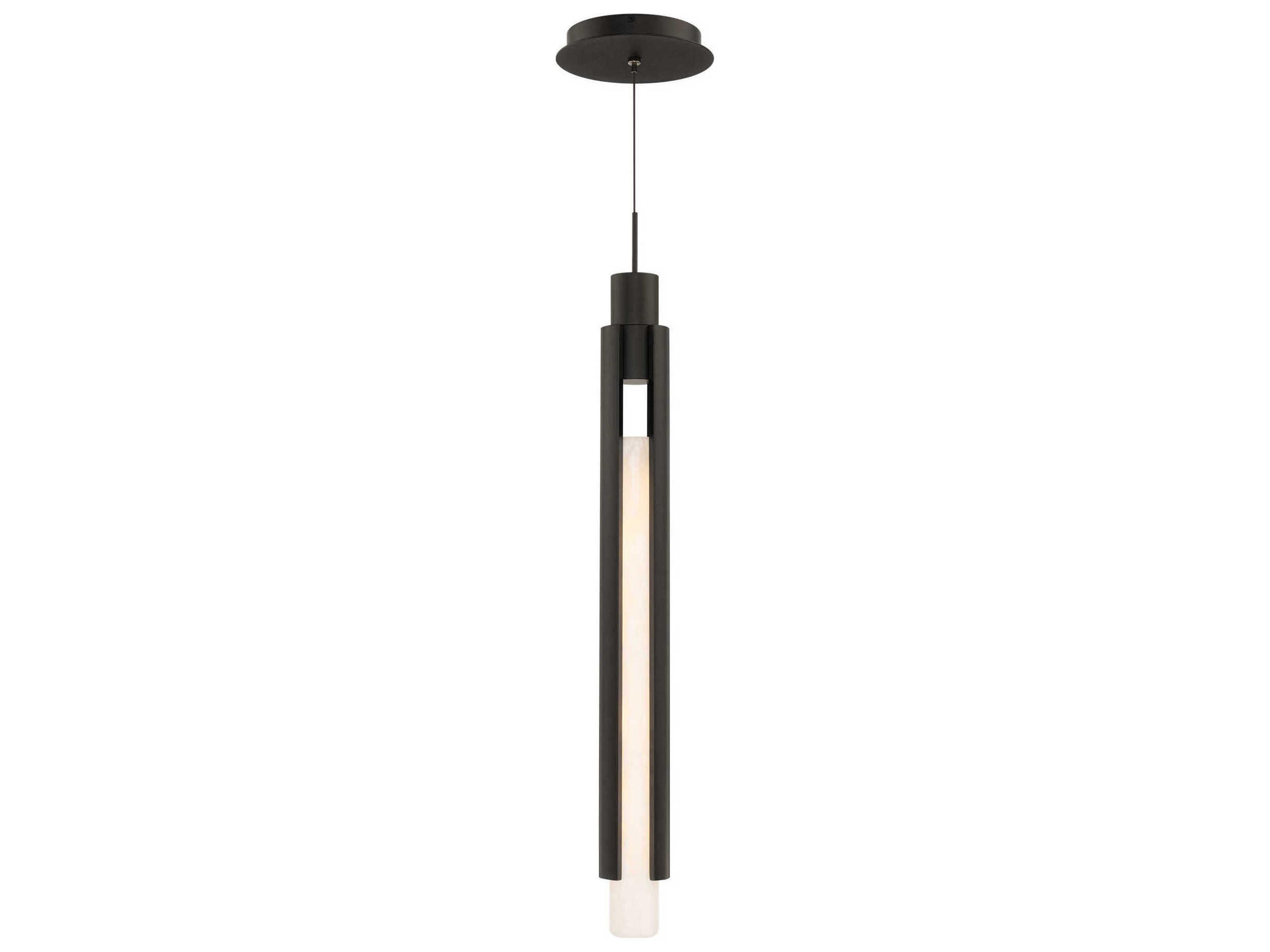 Modern Forms Saber 1-Light Black Linear Mini Pendant