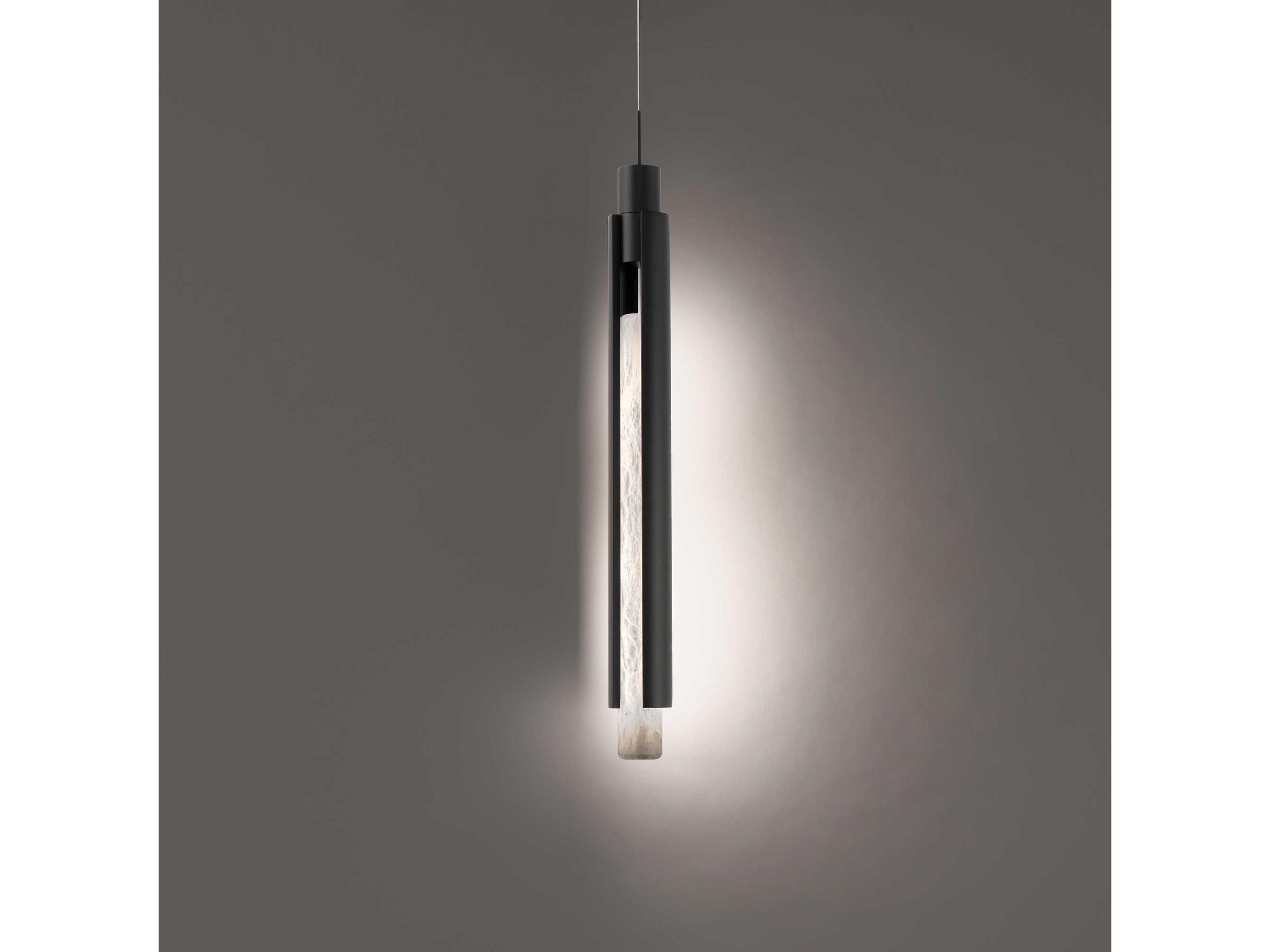 Modern Forms Saber 1-Light Black Linear Mini Pendant