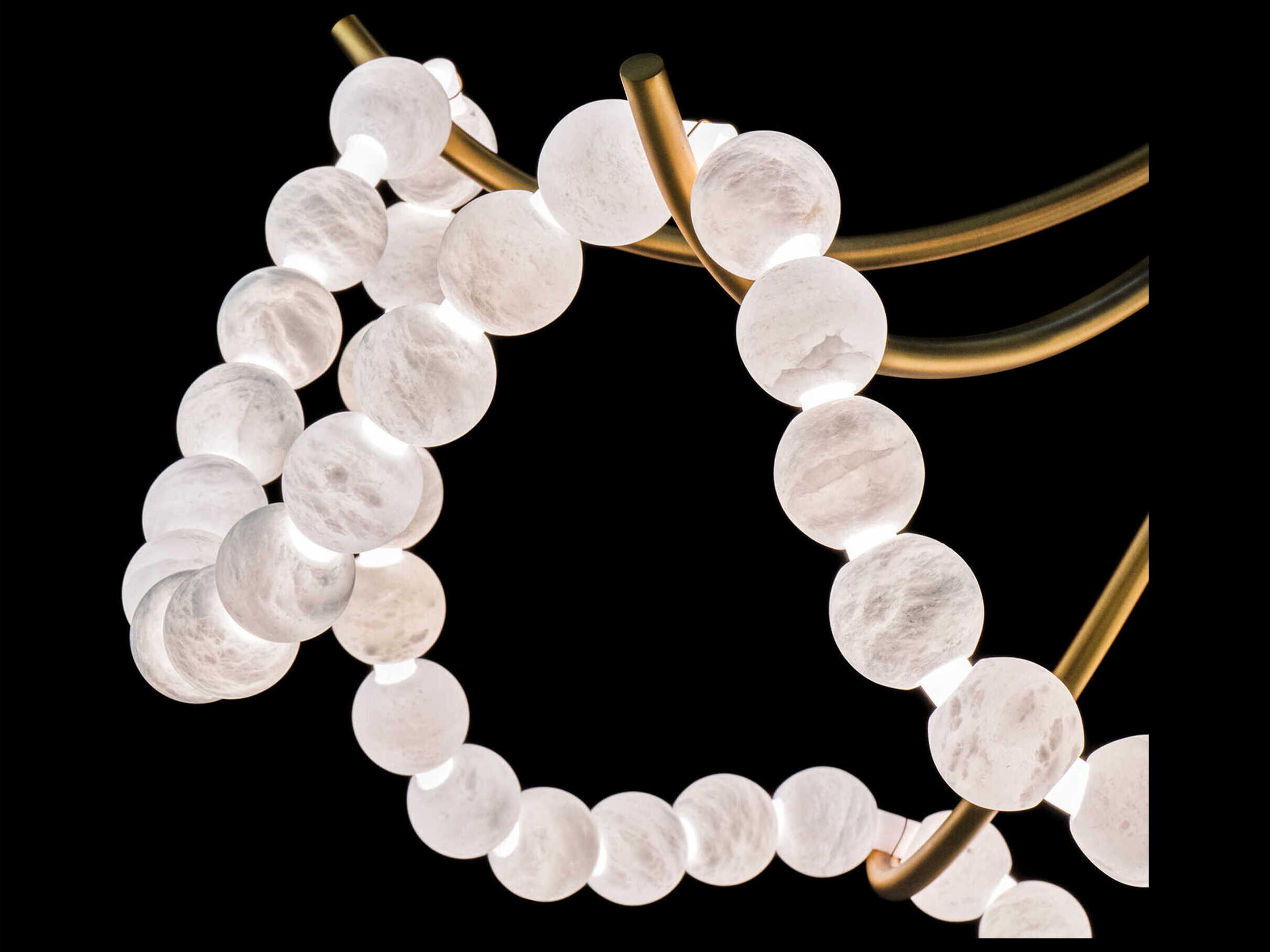 Modern Forms Parel 1-Light Aged Brass Pendant