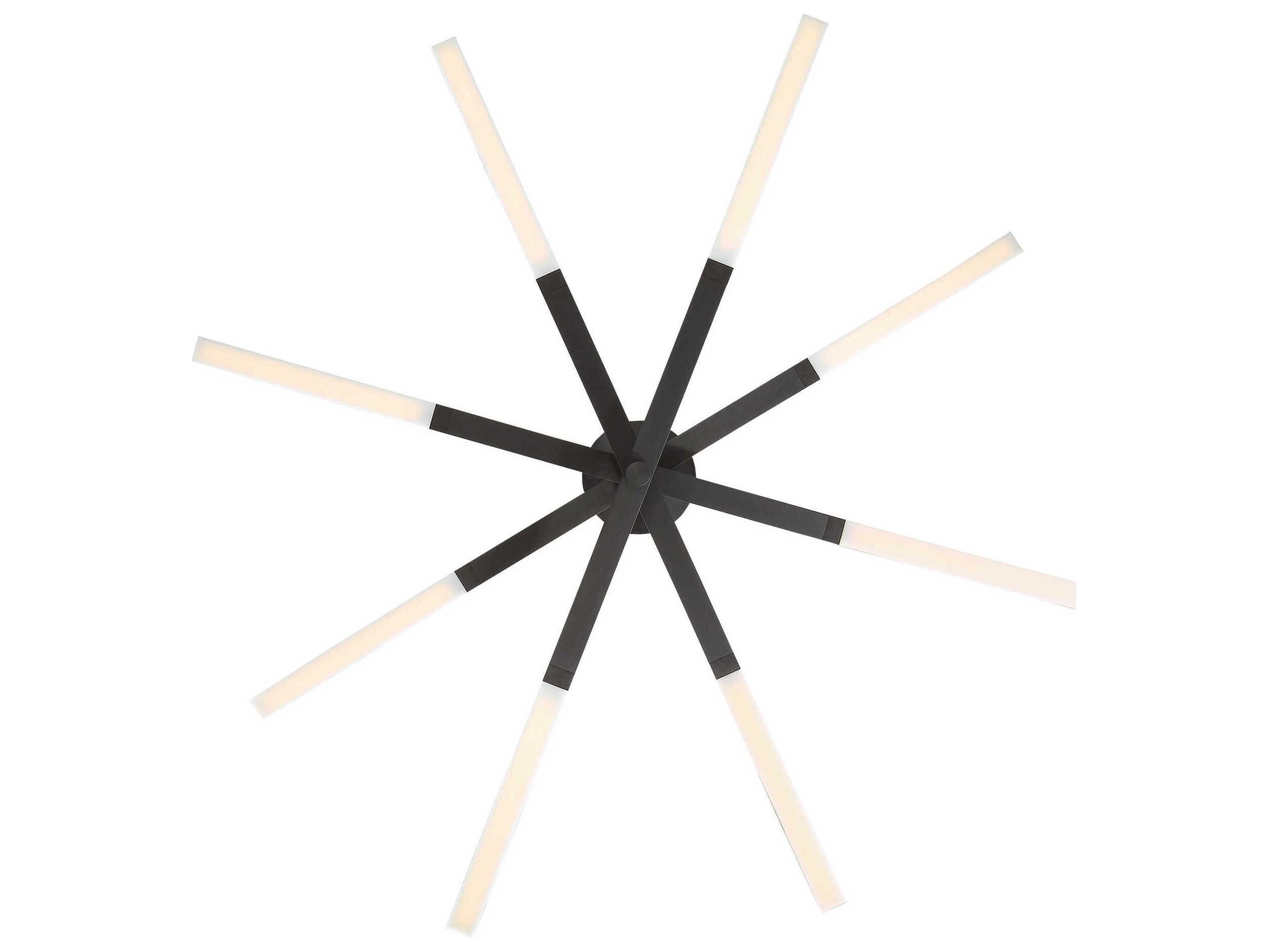 Modern Forms Stacked 1-Light Black LED Linear Pendant