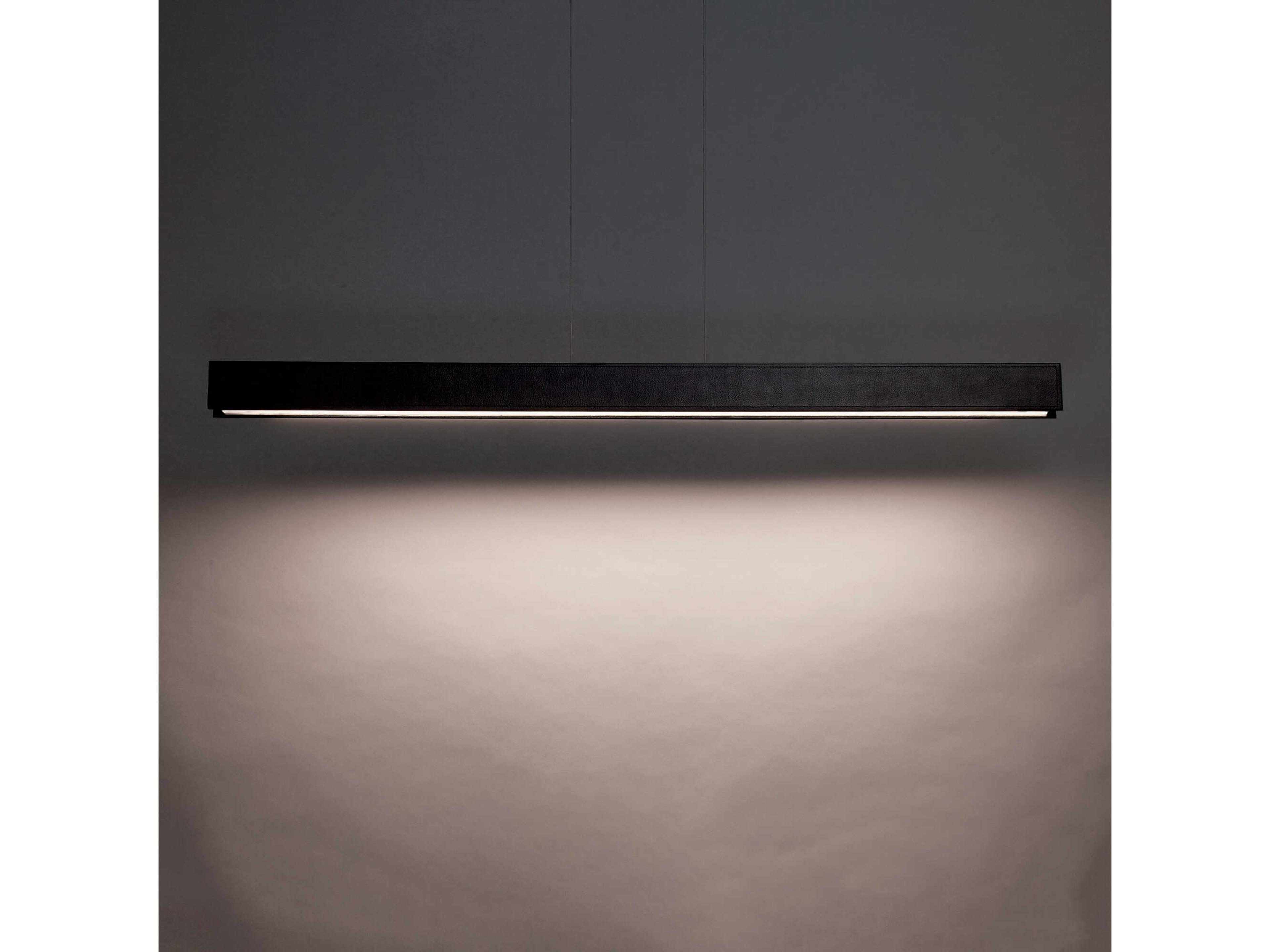 Modern Forms Bdsm 1-Light Black LED Linear Island Pendant