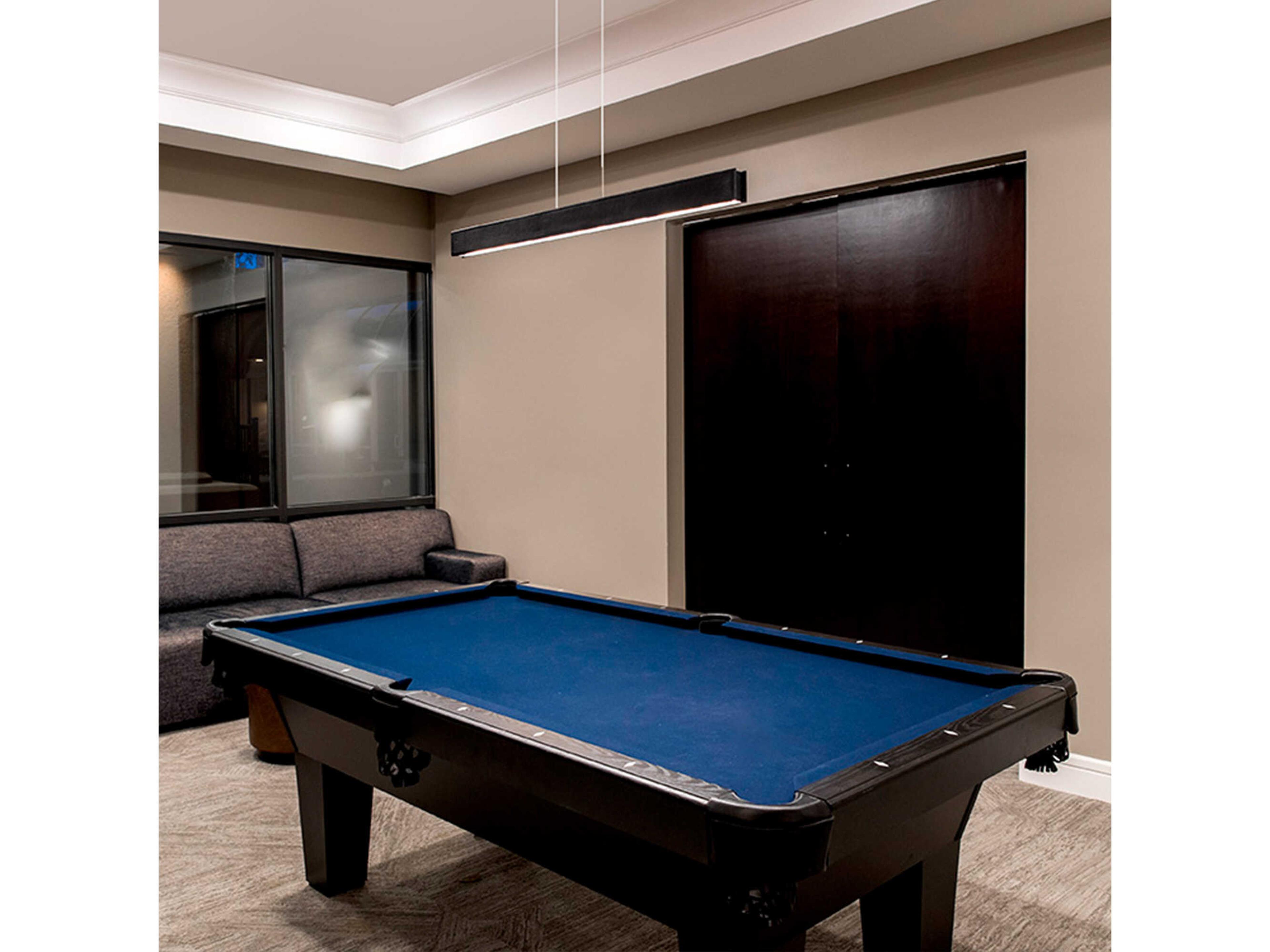 Modern Forms Bdsm 1-Light Black LED Linear Island Pendant