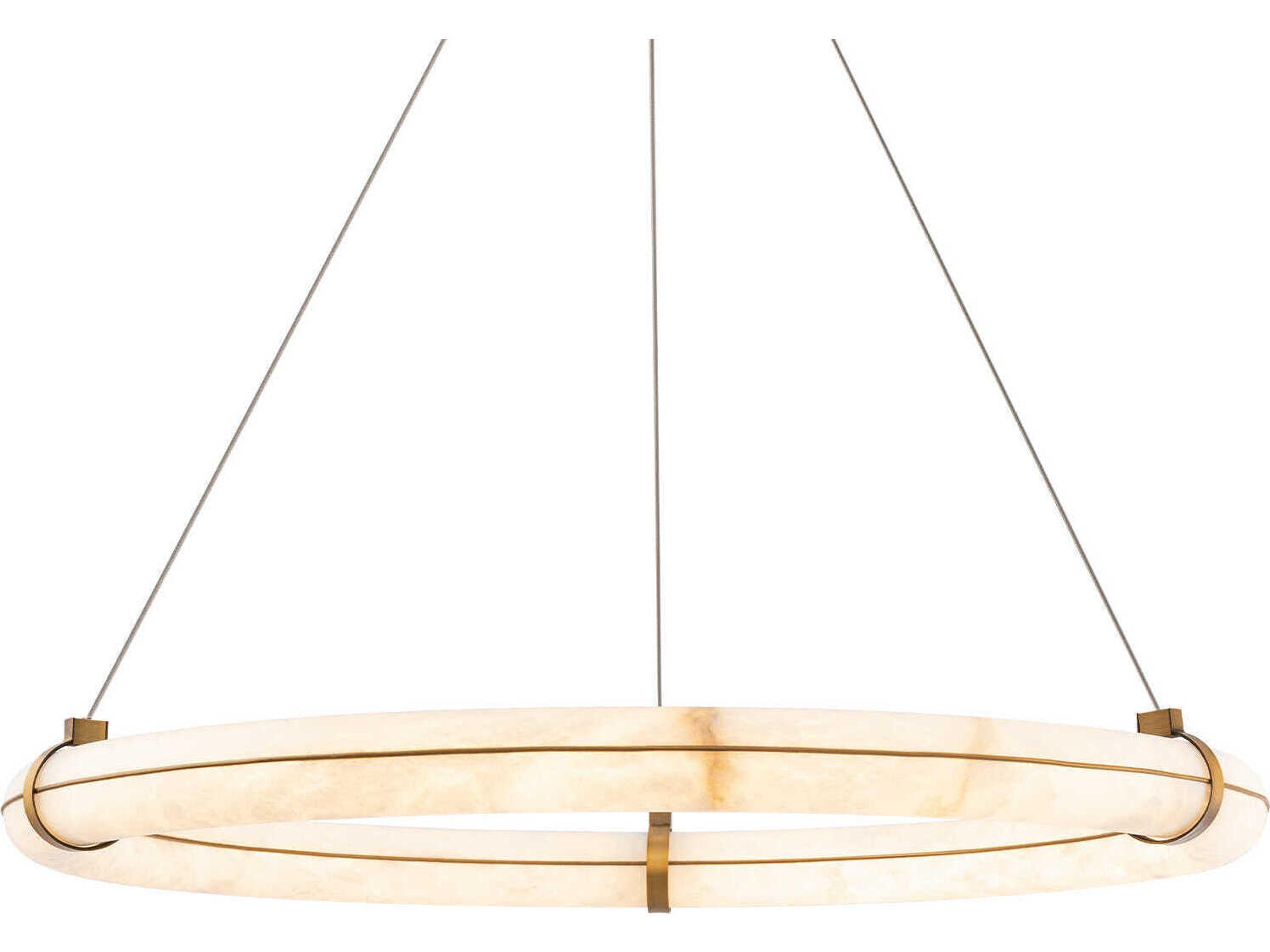 Modern Forms Clique 1-Light Aged Brass Pendant