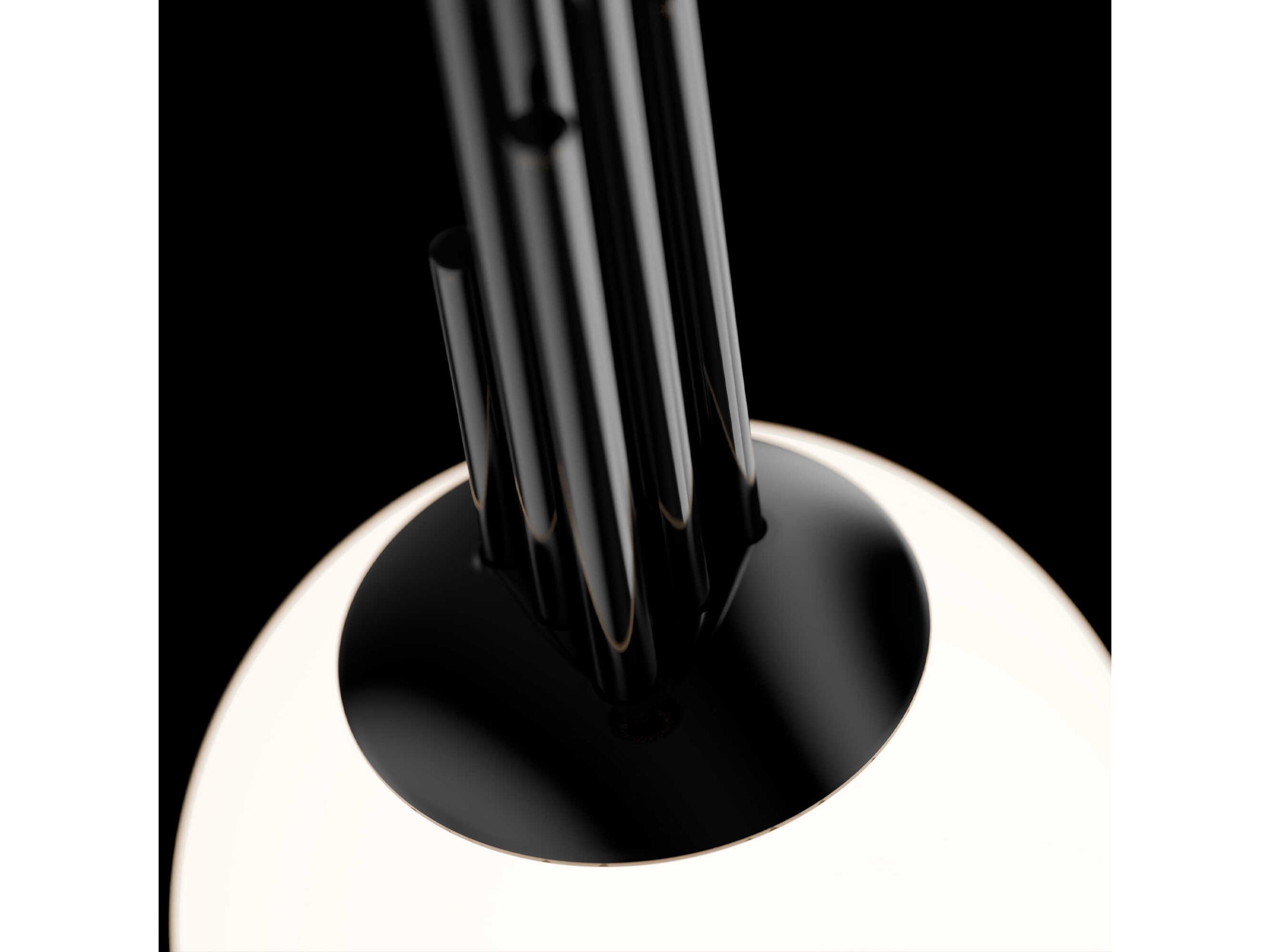 Modern Forms Sybil 1-Light Polished Black Nickel Globe Mini Pendant