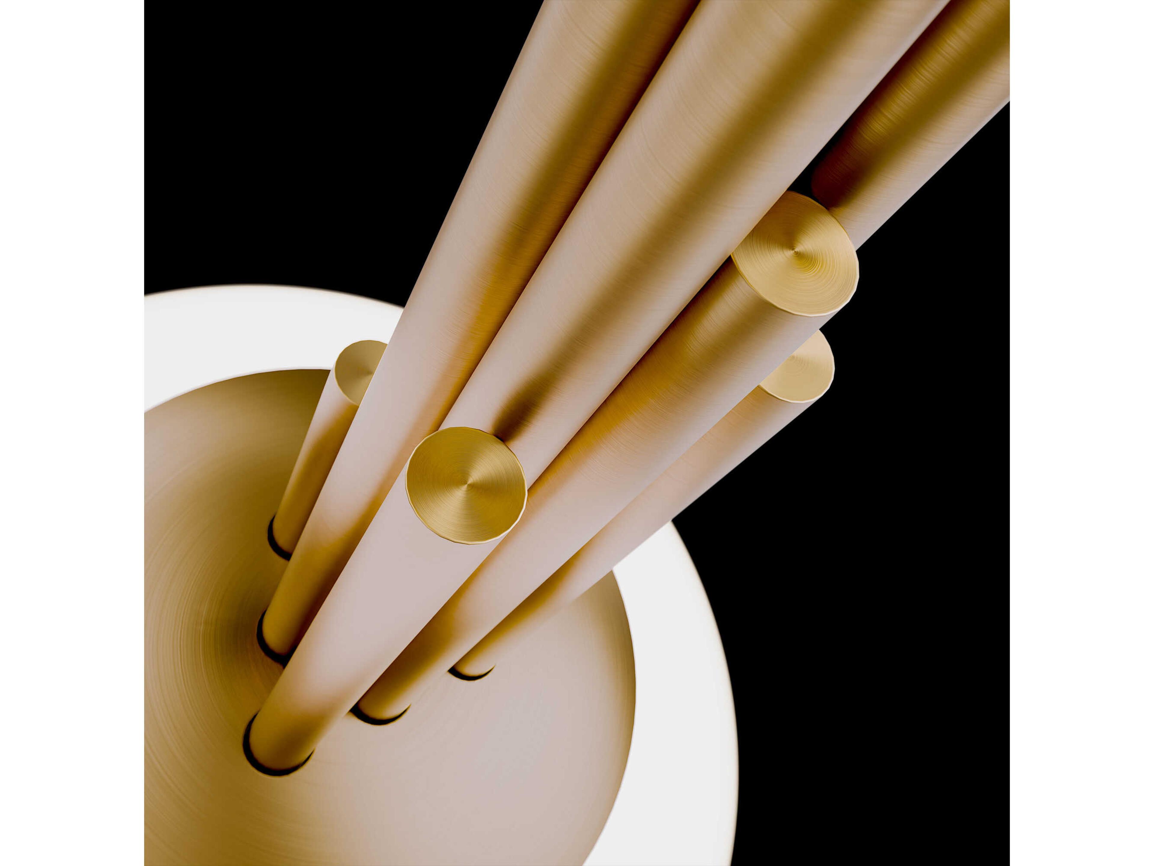 Modern Forms Sybil 1-Light Aged Brass Globe Pendant