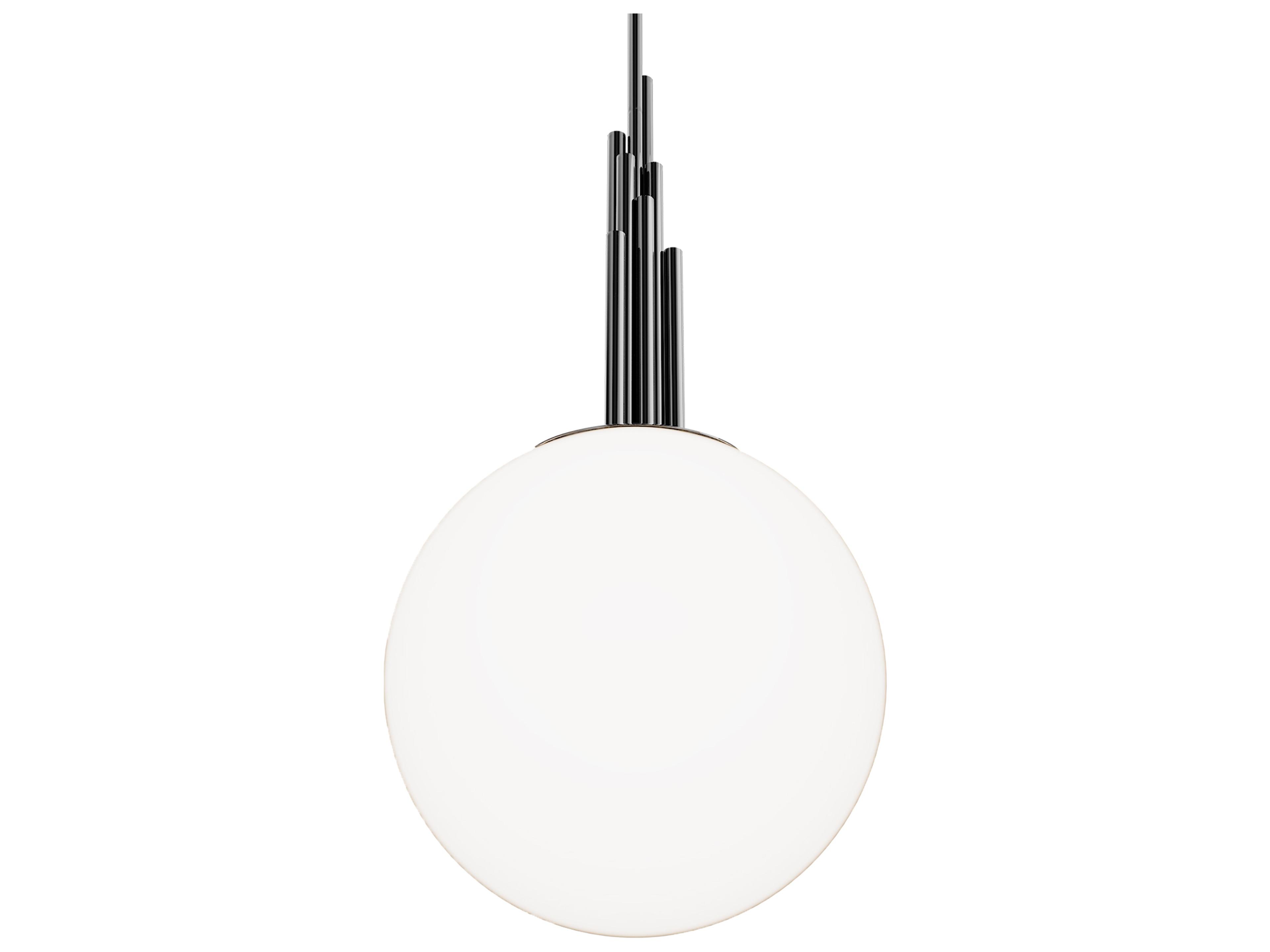Modern Forms Sybil 1-Light Polished Black Nickel Pendant