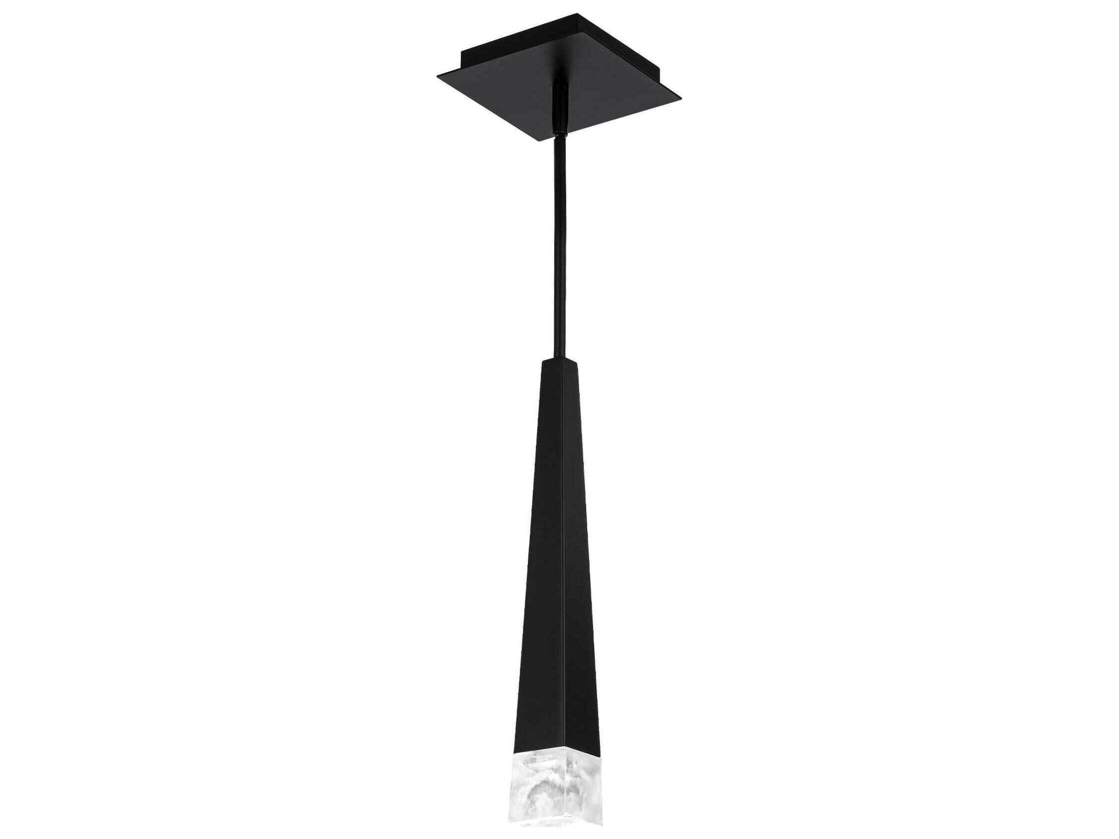 Harper 1-Light Black LED Mini Pendant
