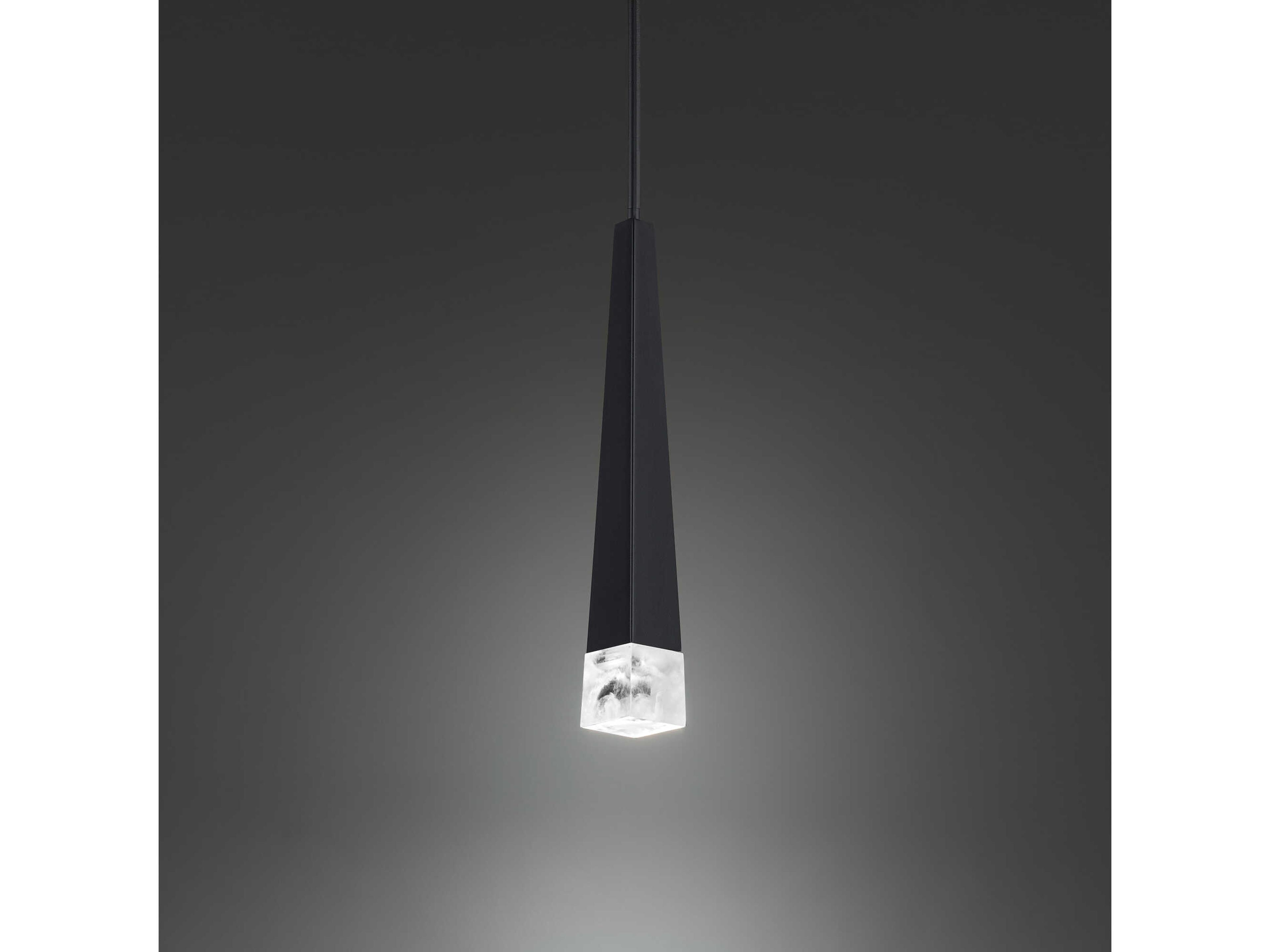 Modern Forms Harper 1-Light Black LED Mini Pendant