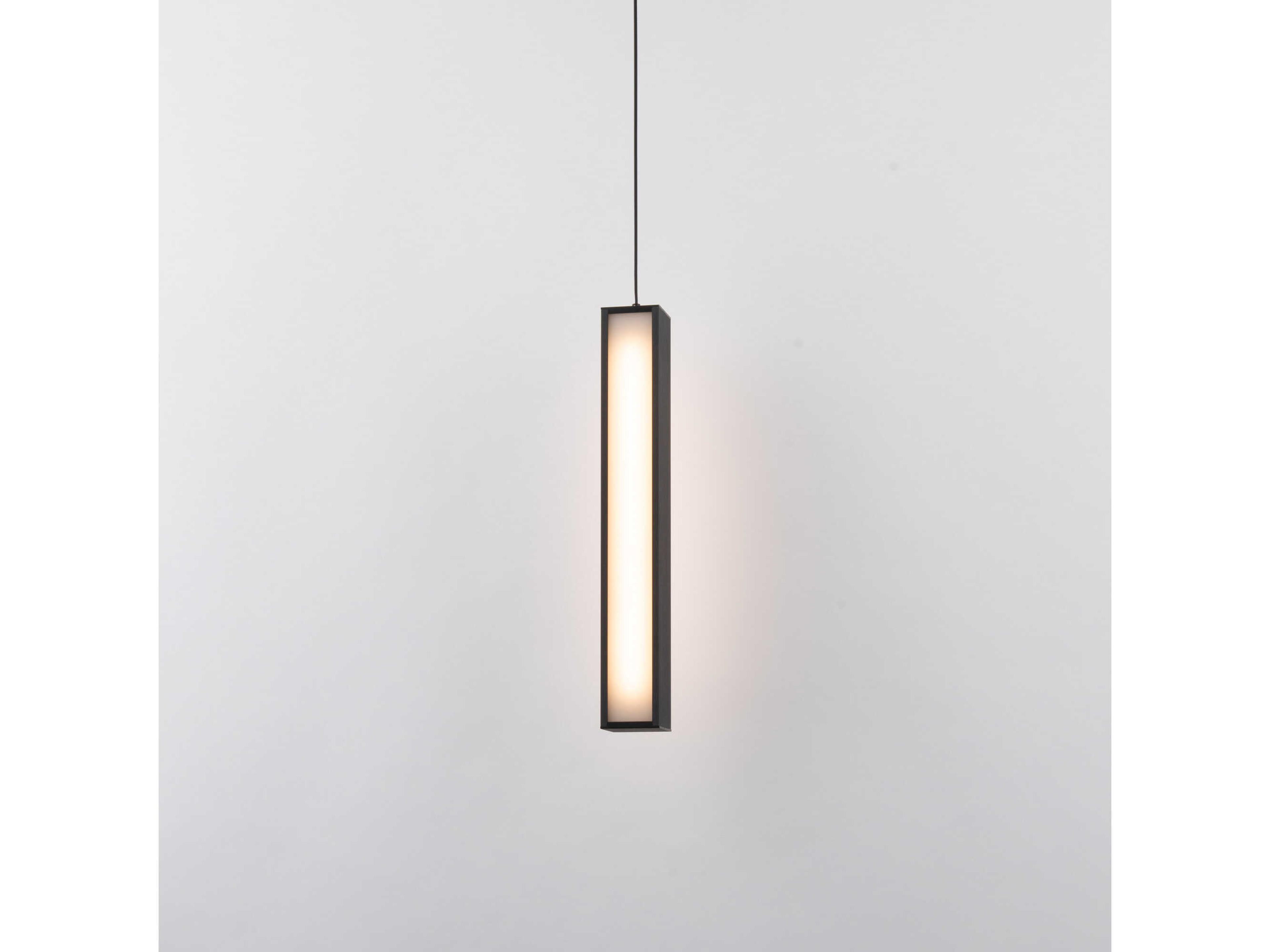 Modern Forms Chaos 1-Light Black LED Geometric Mini Pendant