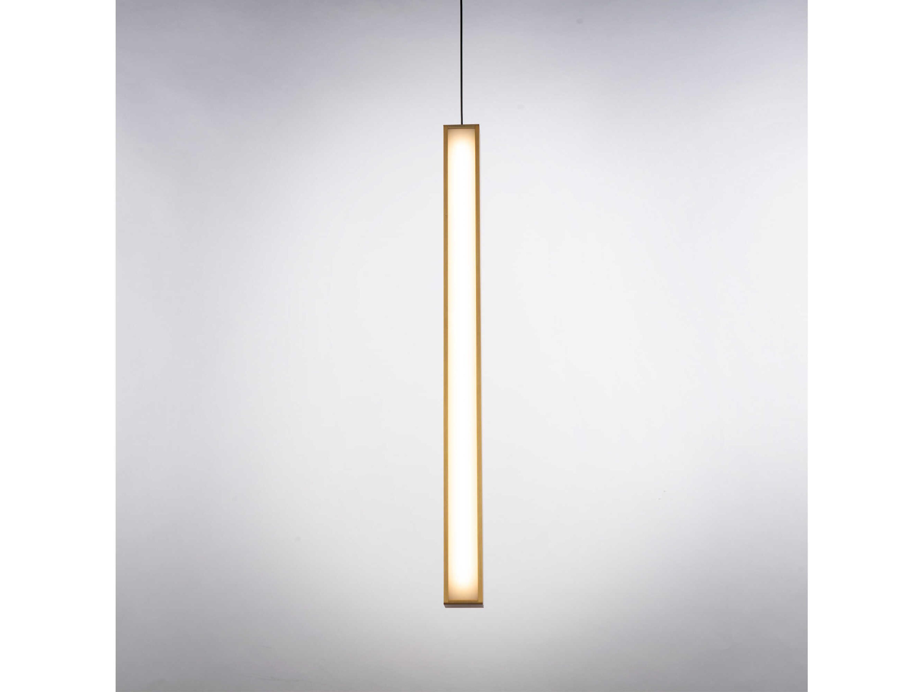 Modern Forms Chaos 1-Light Aged Brass LED Geometric Mini Pendant