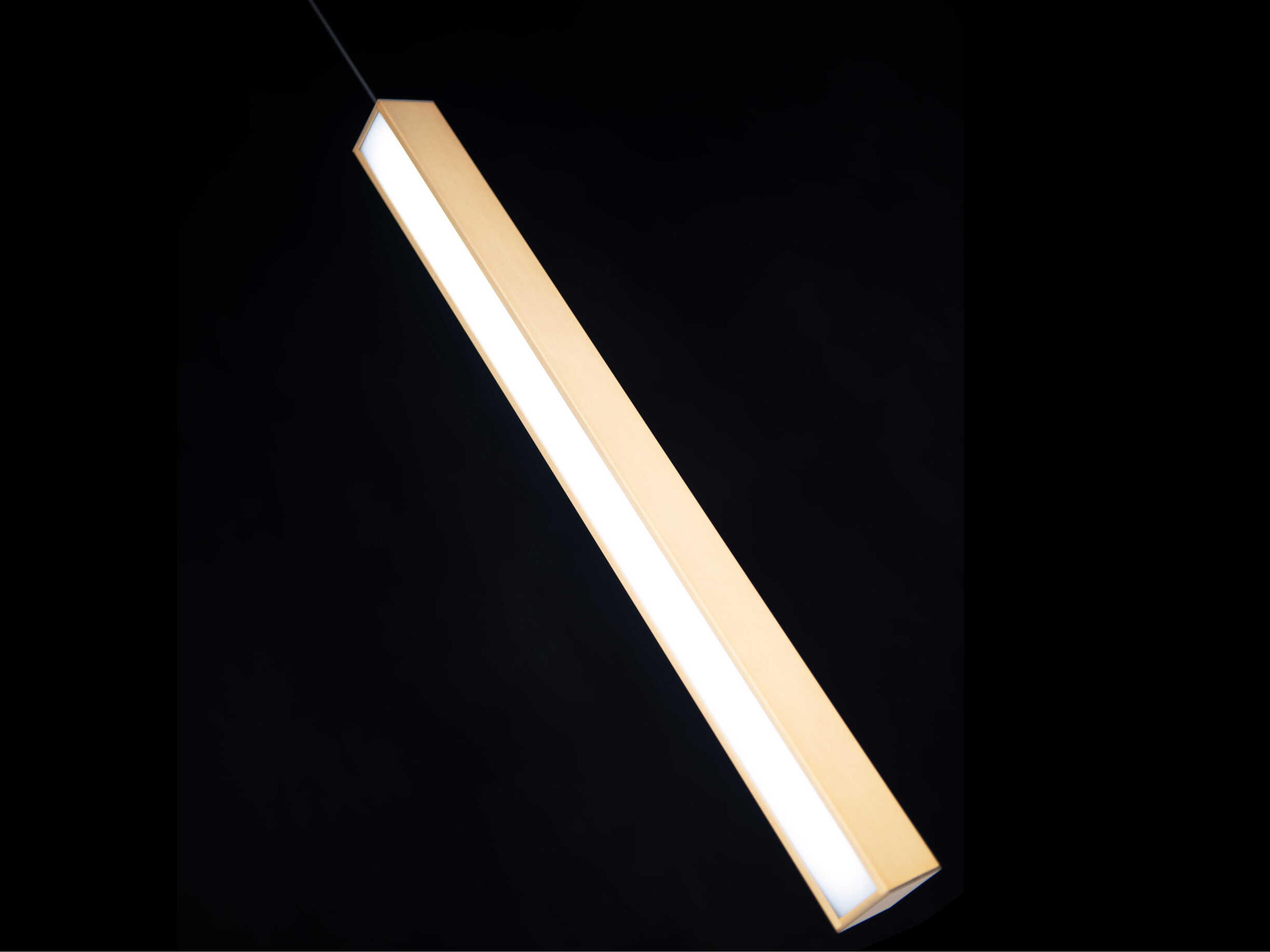 Modern Forms Chaos 1-Light Aged Brass LED Geometric Mini Pendant