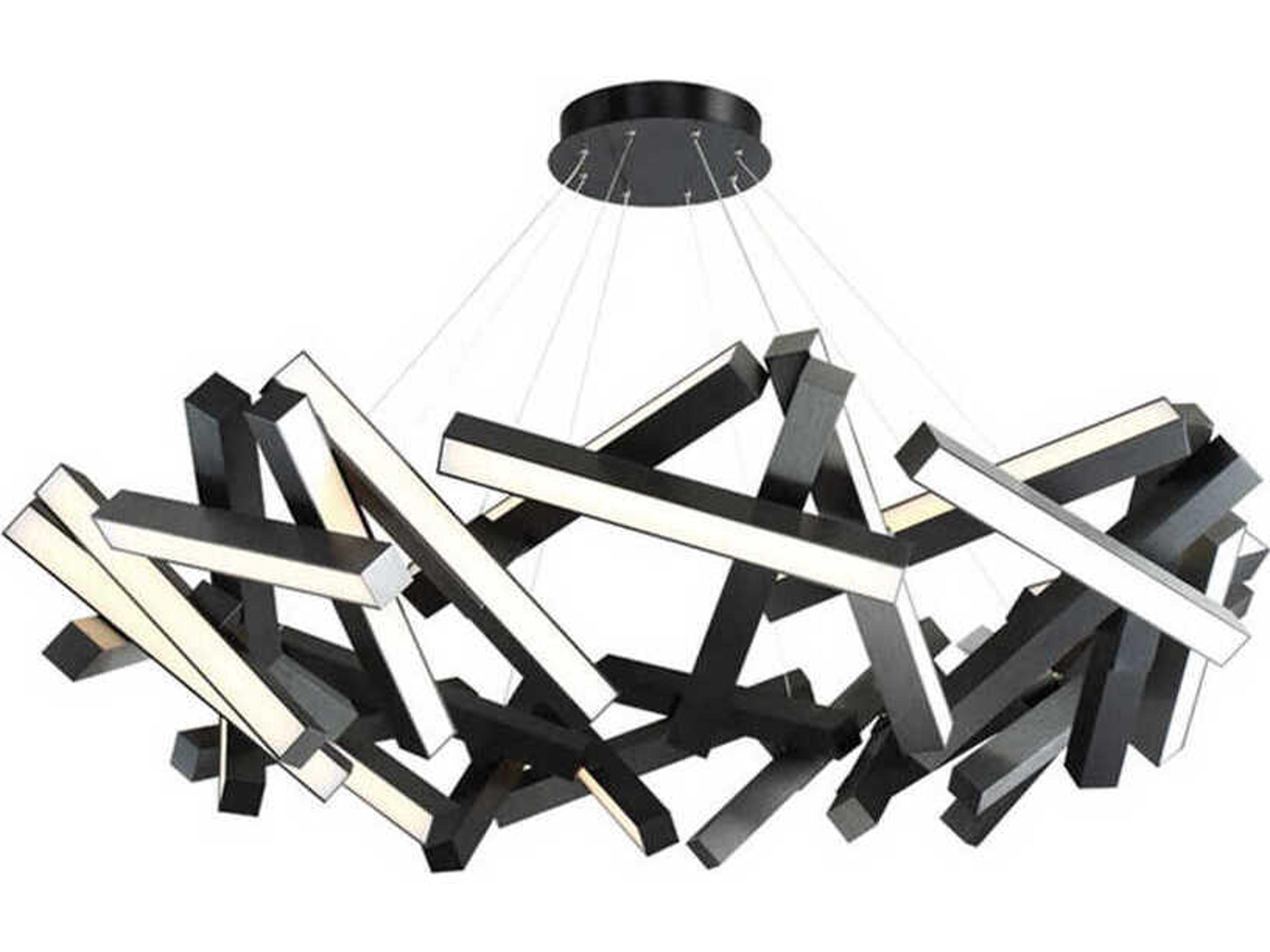 Chaos 31-Light Black LED Pendant