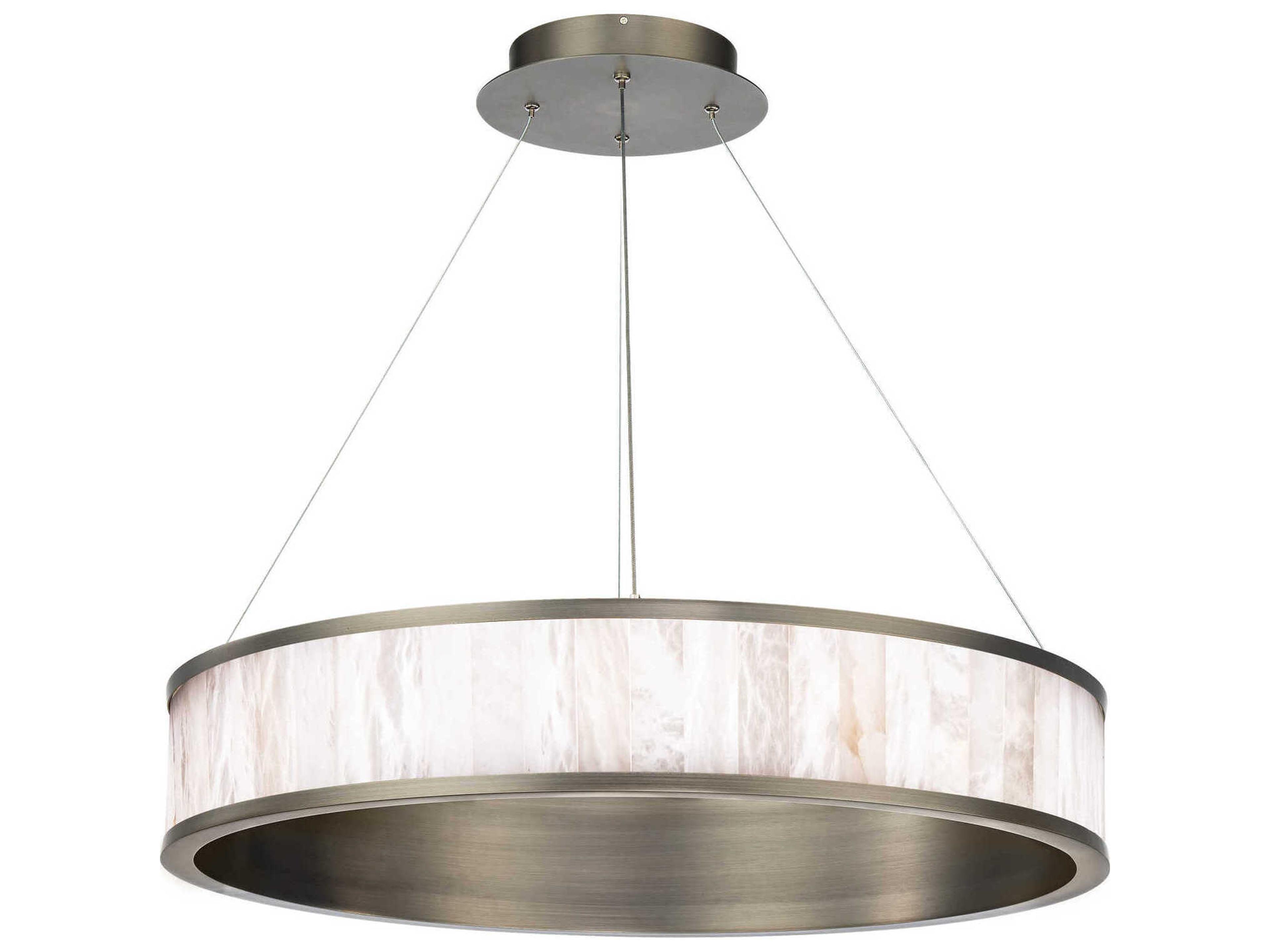 Modern Forms Coliseo 1-Light Antique Nickel LED Round Pendant