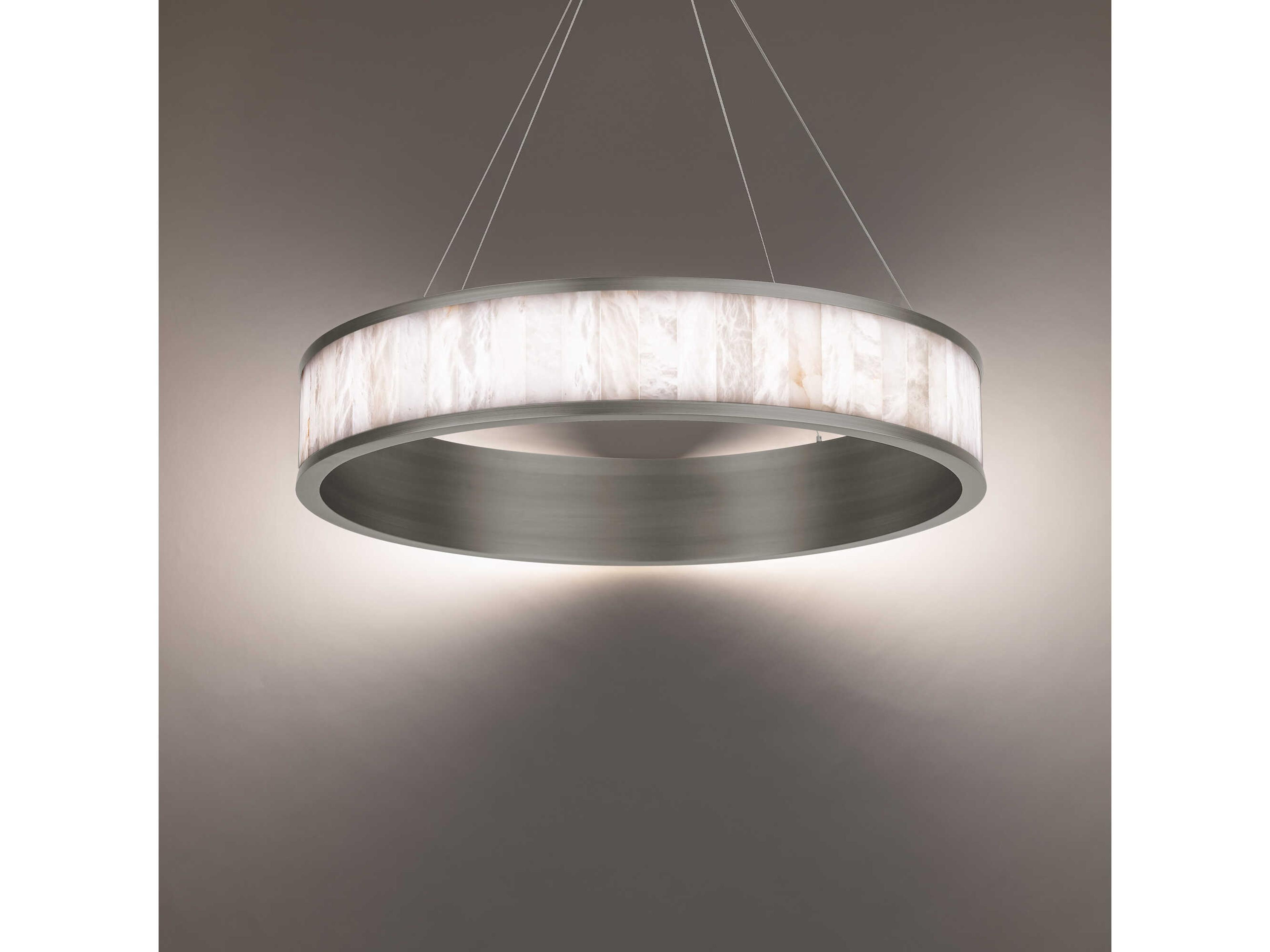Modern Forms Coliseo 1-Light Antique Nickel LED Round Pendant