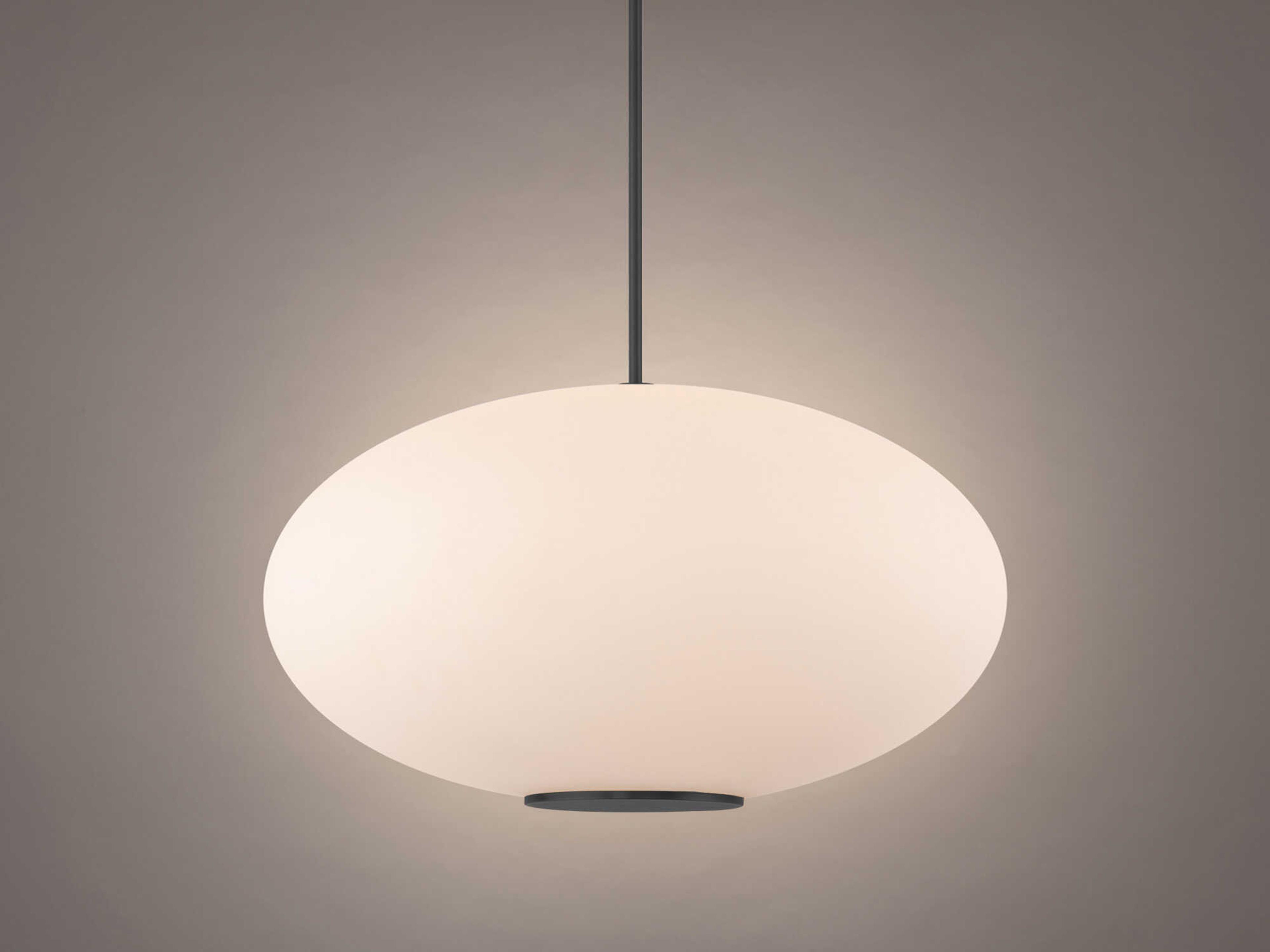 Modern Forms Illusion 1-Light Black Glass LED Globe Pendant