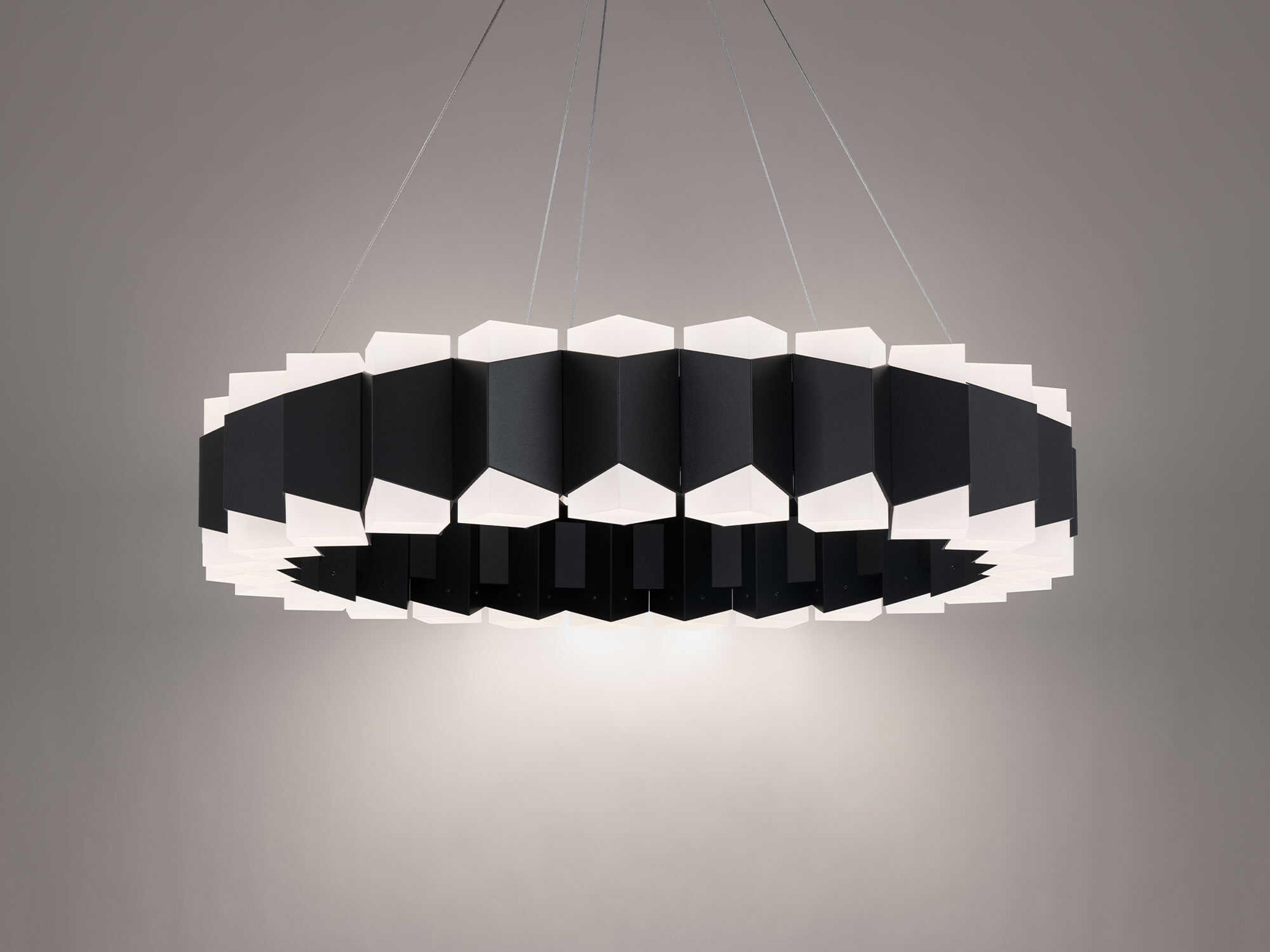 Modern Forms Dolman 48-Light Black Pendant