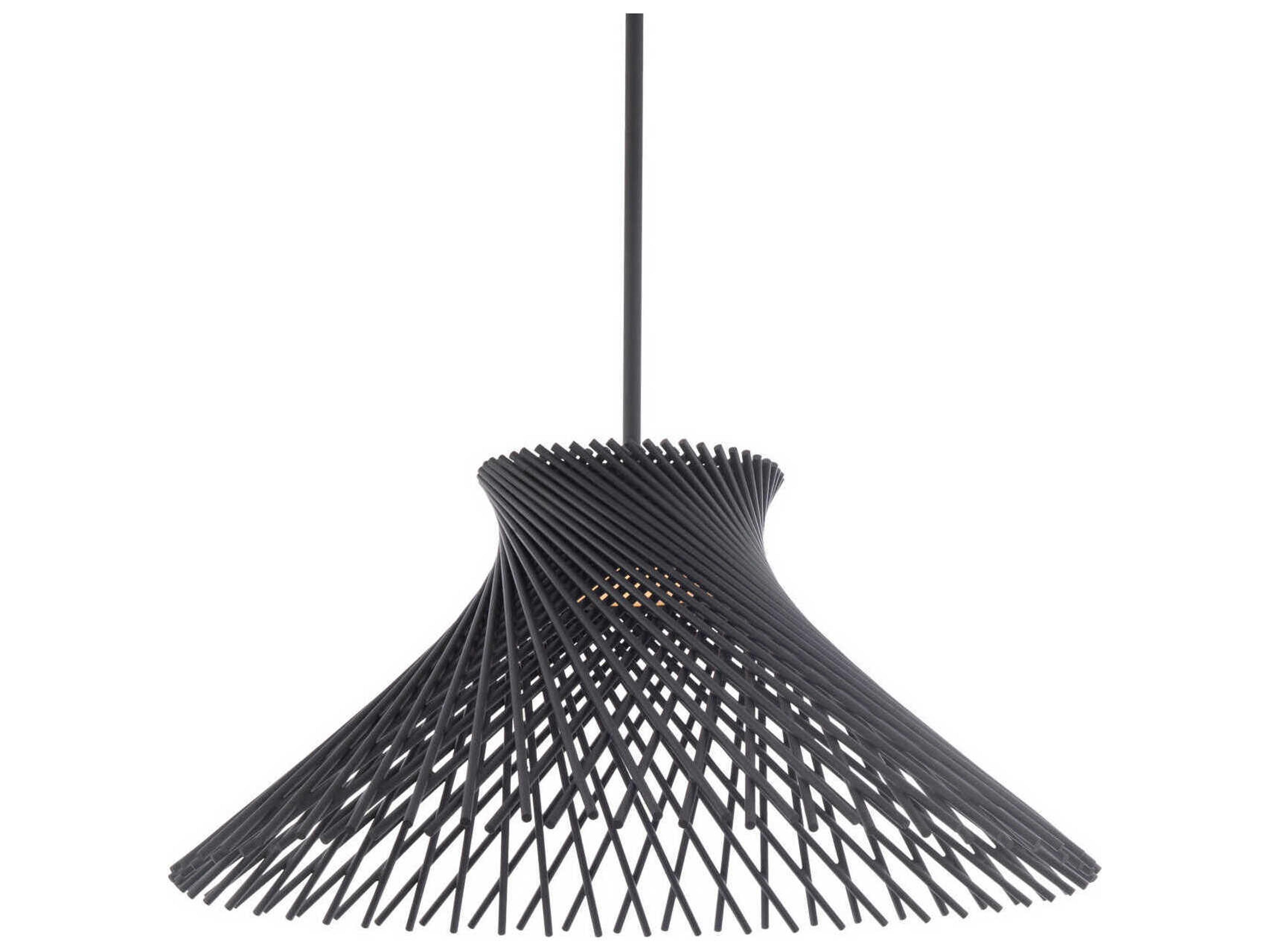Modern Forms Zenya 1-Light Black LED Pendant