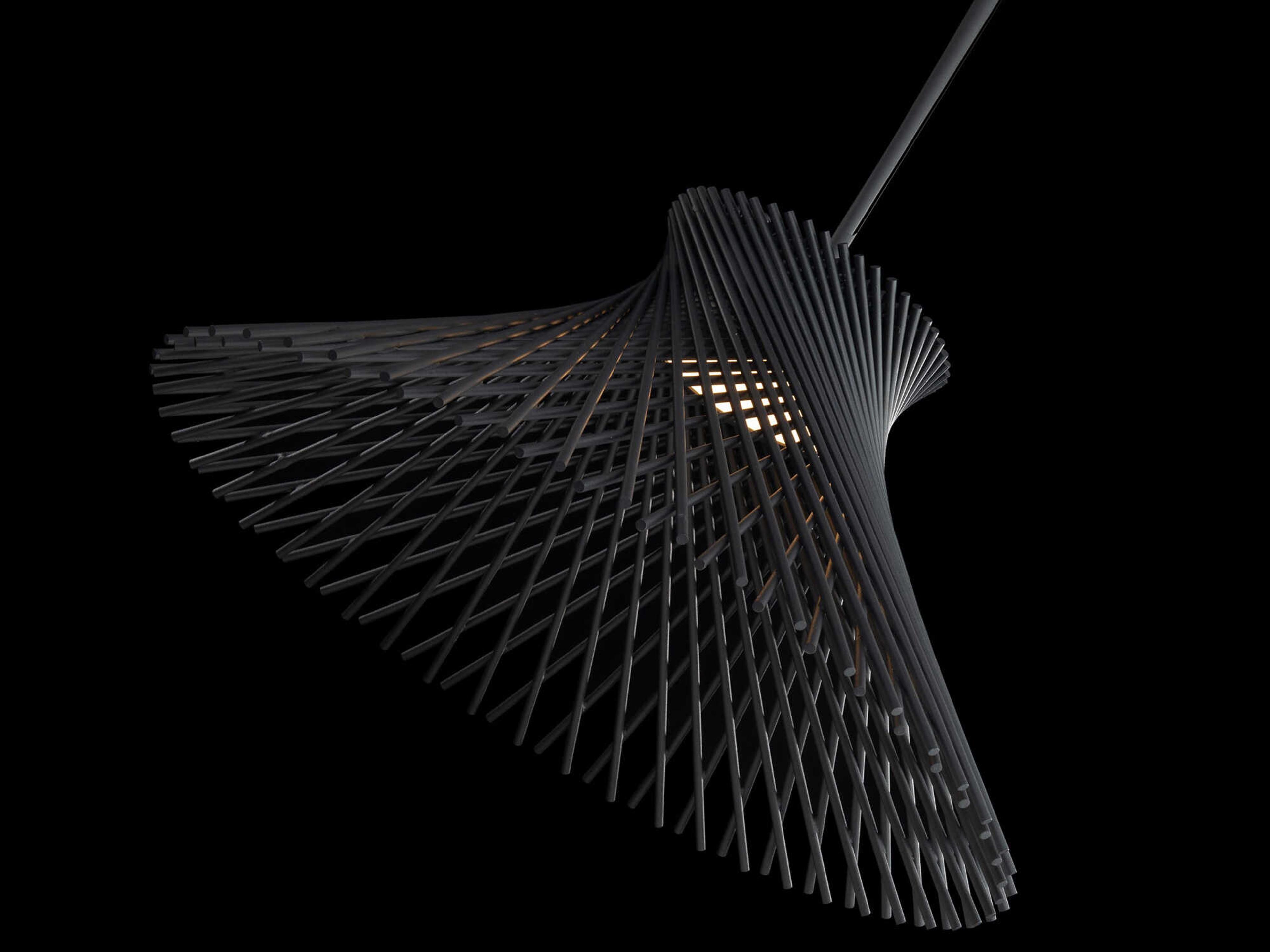 Modern Forms Zenya 1-Light Black LED Pendant