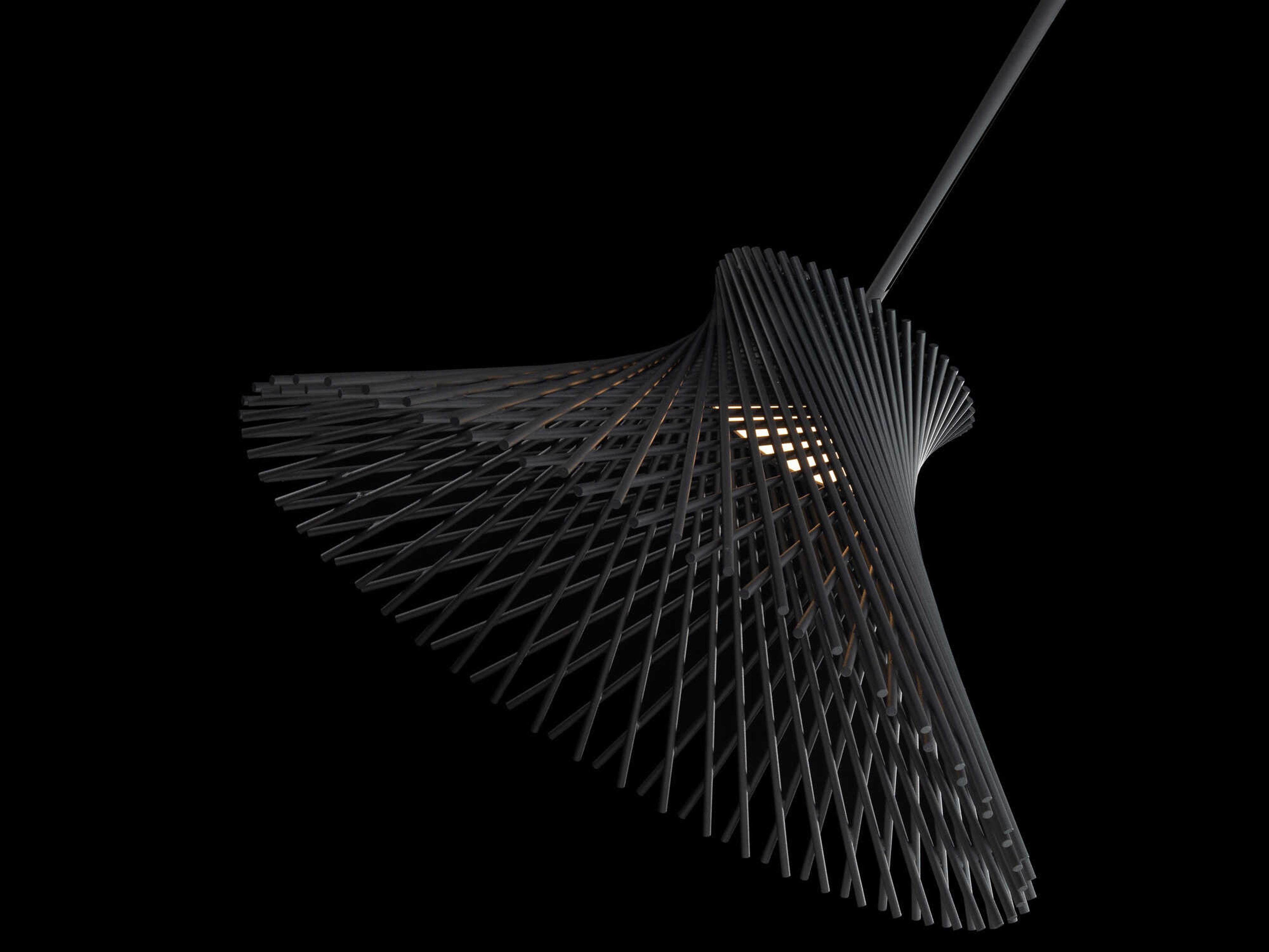 Modern Forms Zenya 1-Light Black LED Pendant