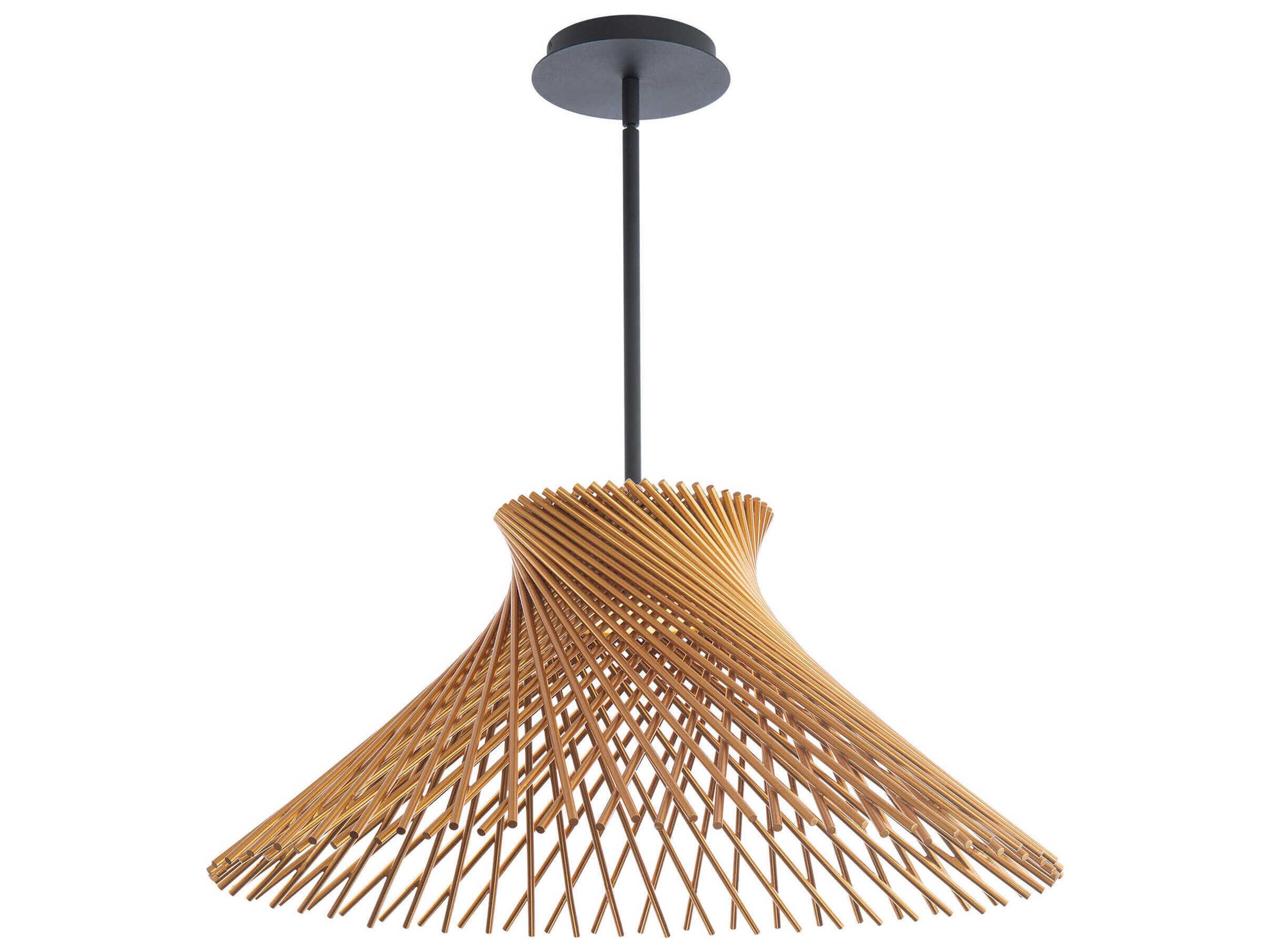 Zenya 1-Light Gold LED Pendant