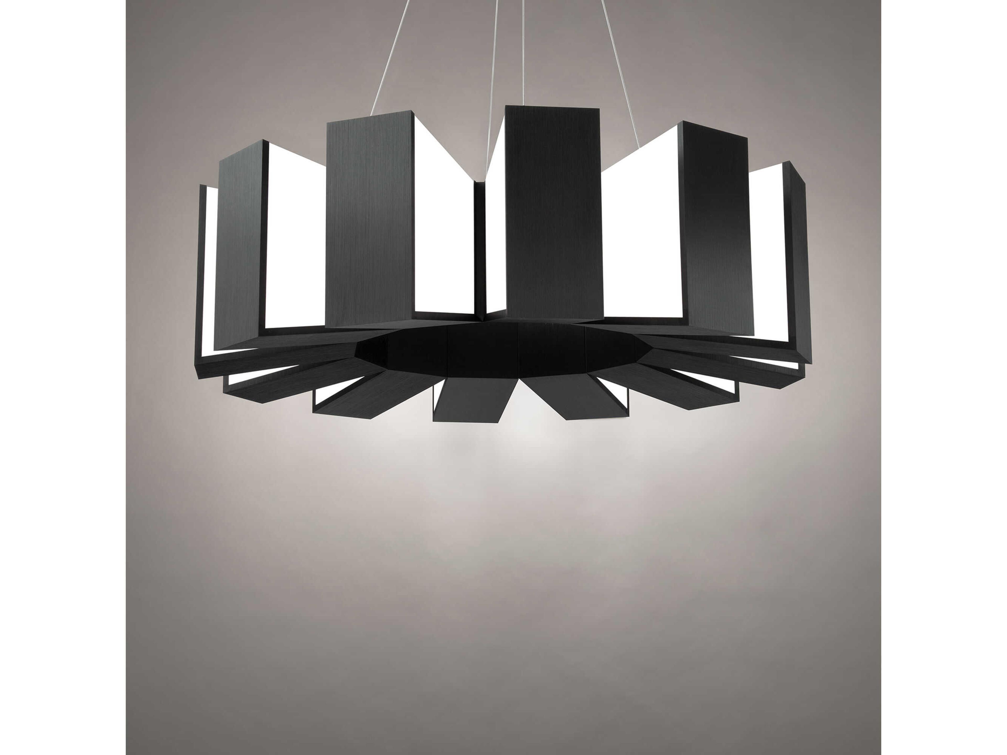 Modern Forms Chronos 12-Light Black LED Pendant