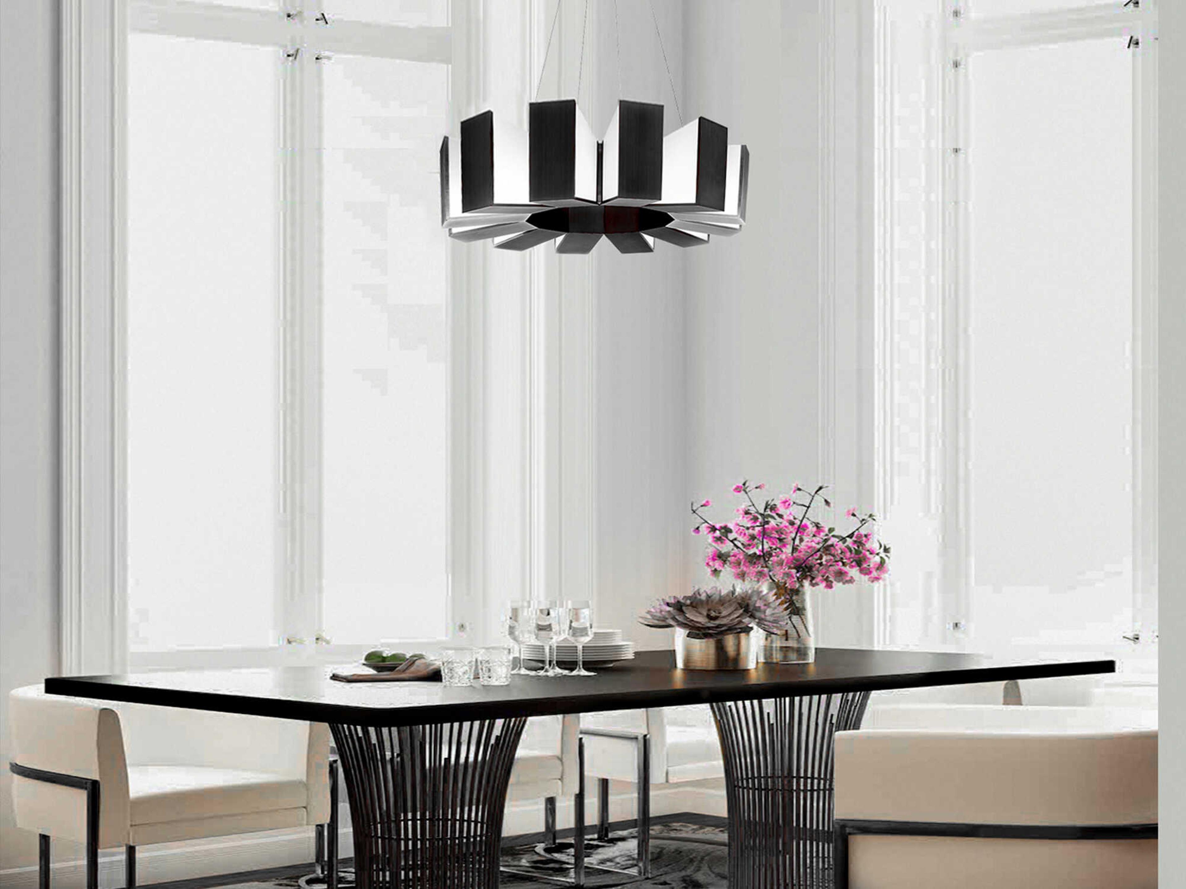 Modern Forms Chronos 12-Light Black LED Pendant