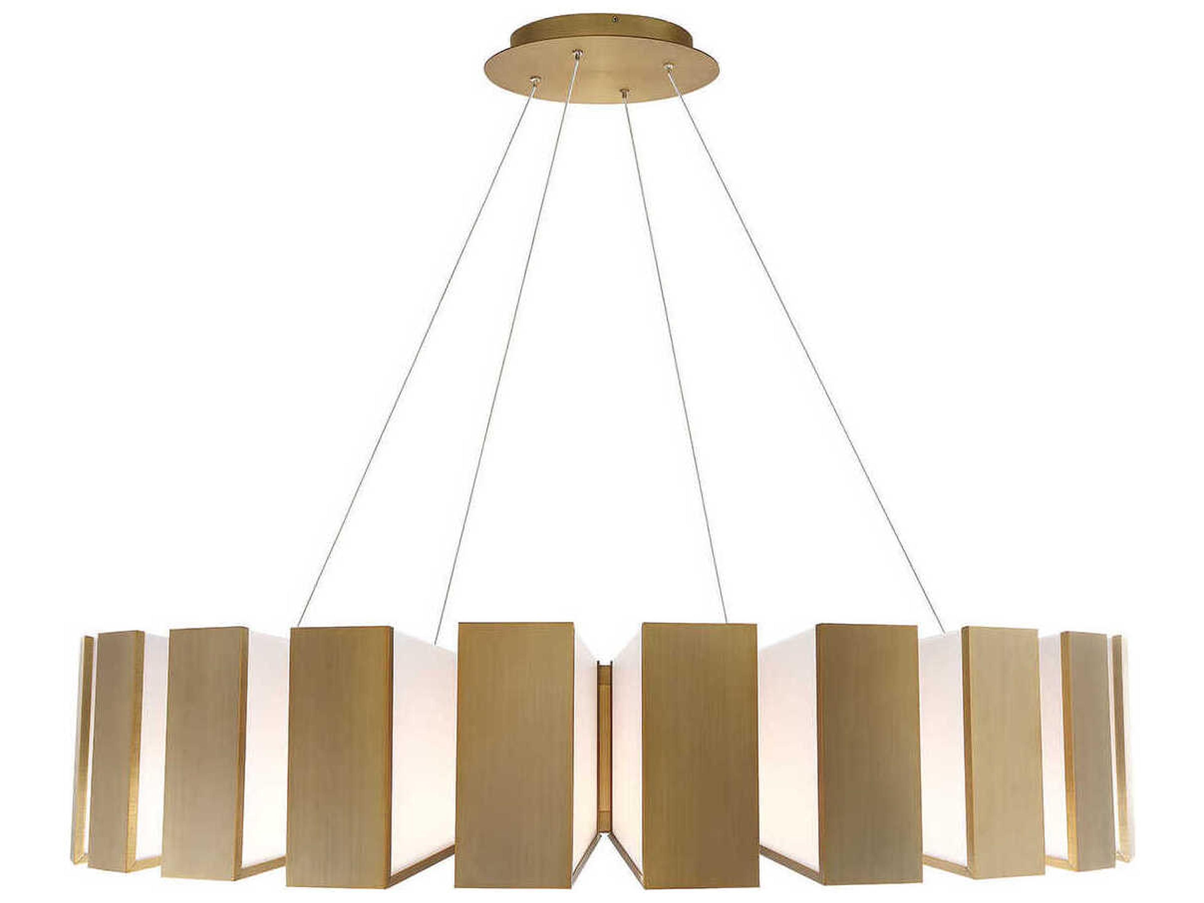 Modern Forms Chronos 22-Light Aged Brass LED Pendant