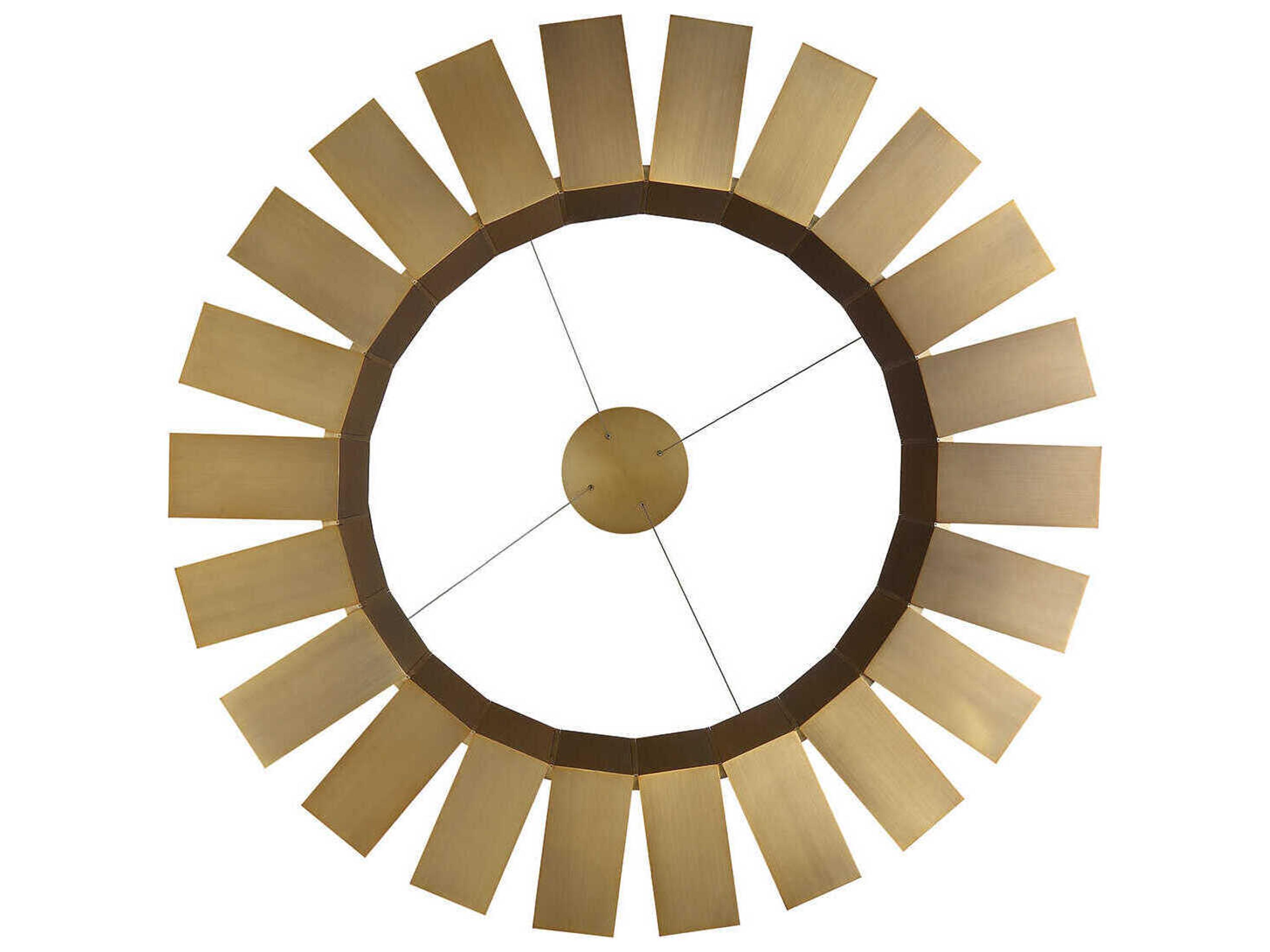 Modern Forms Chronos 22-Light Aged Brass LED Pendant