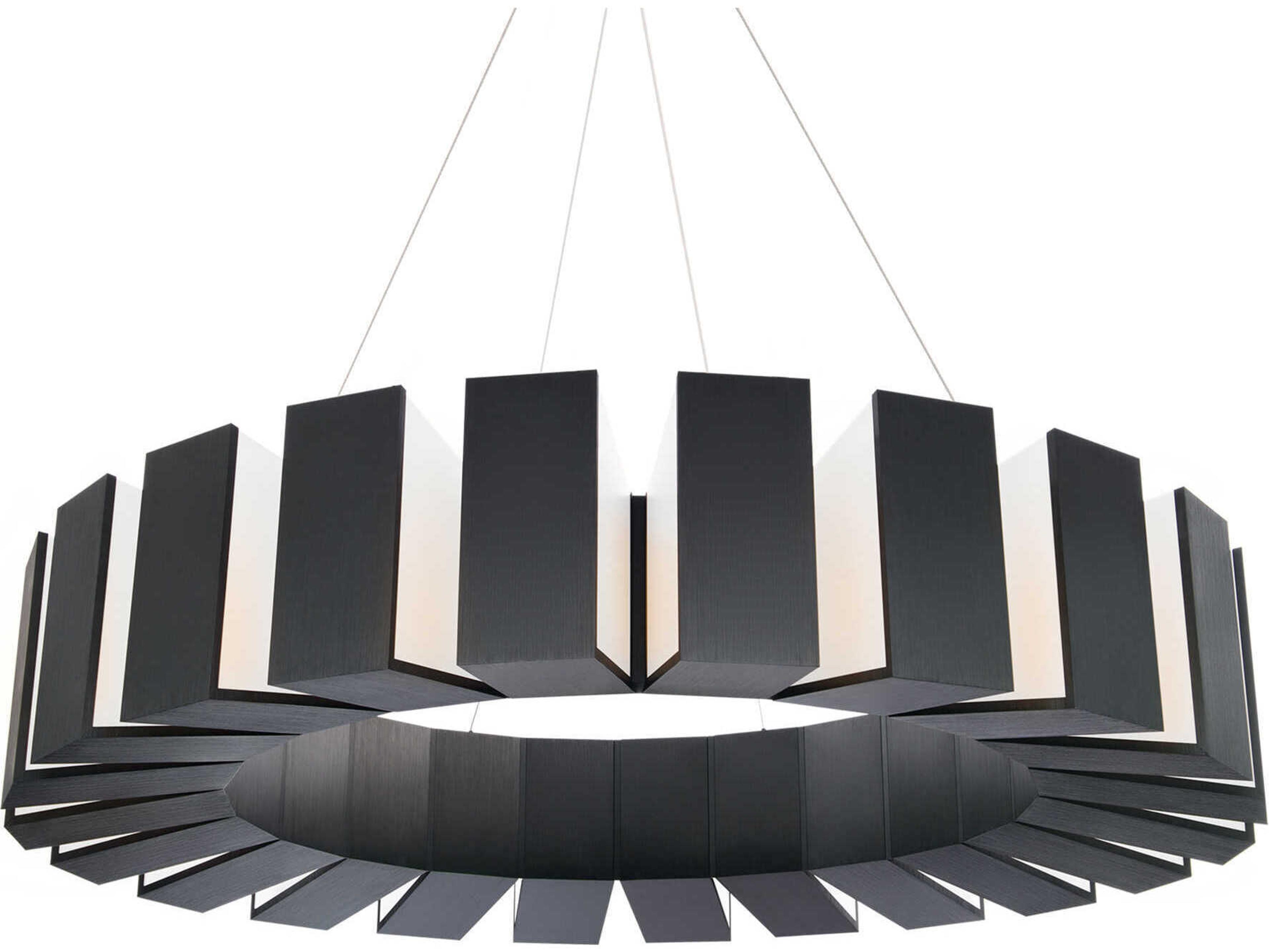 Chronos 22-Light Black LED Pendant