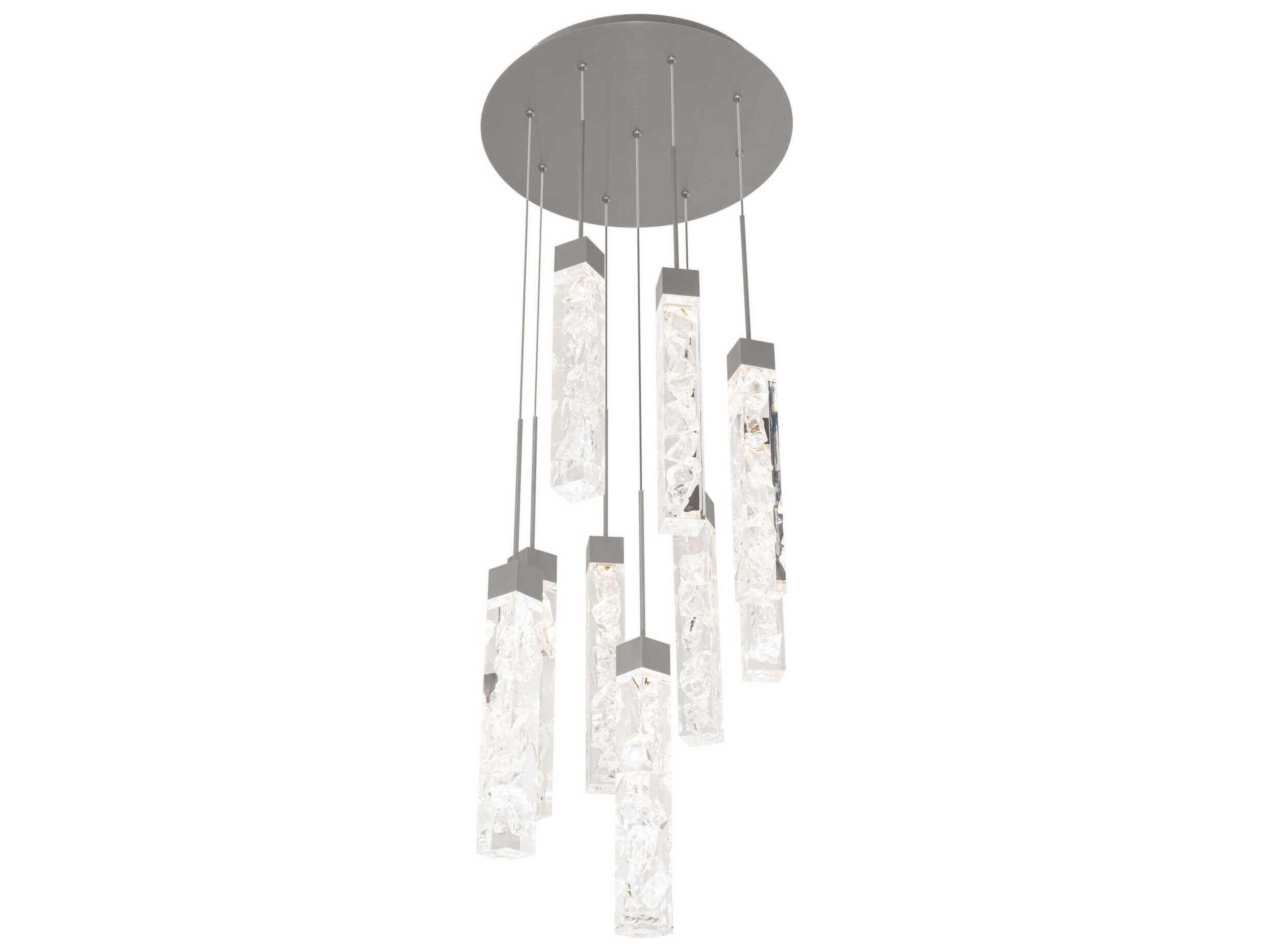 Modern Forms Minx 9-Light Antique Nickel Linear Pendant