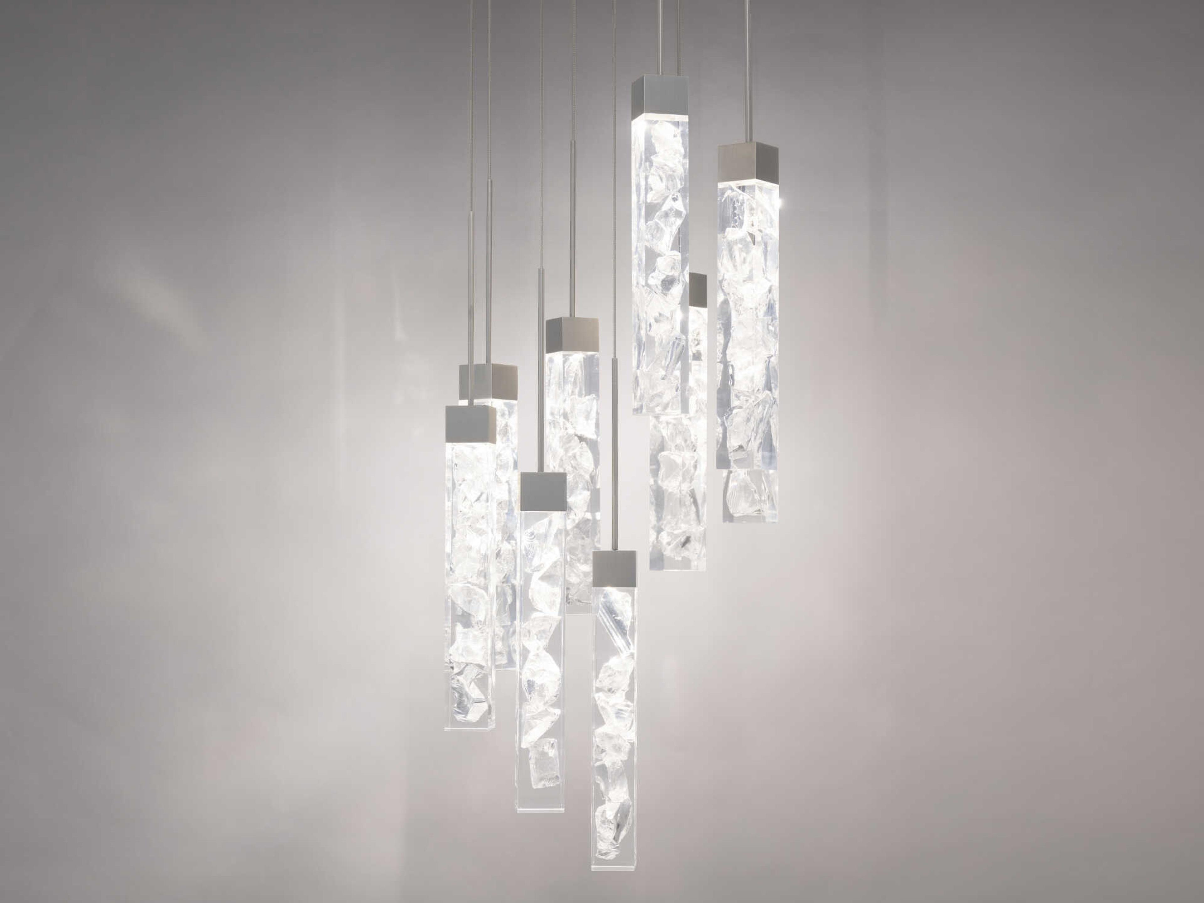 Modern Forms Minx 9-Light Antique Nickel Linear Pendant