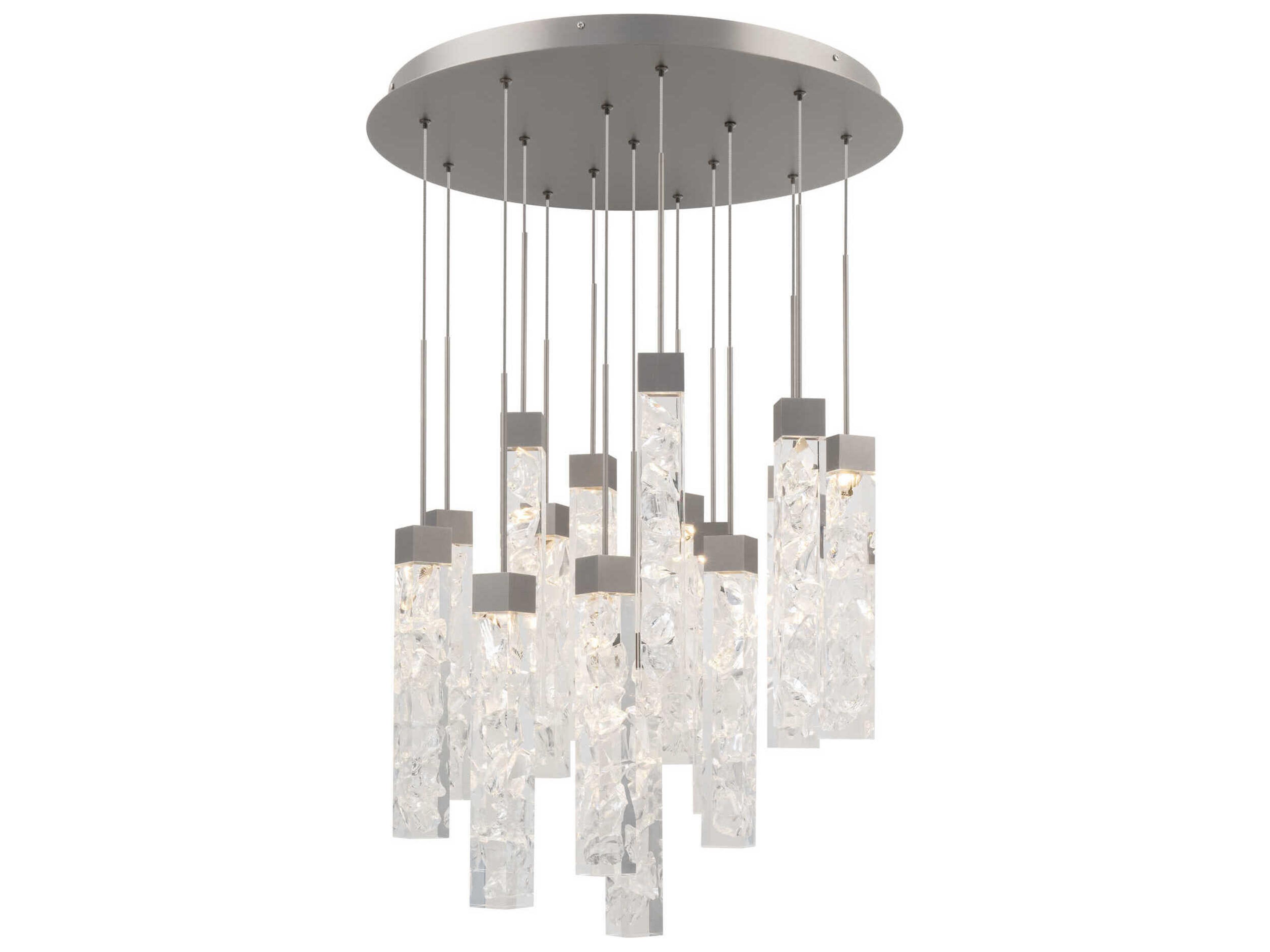 Modern Forms Minx 15-Light Antique Nickel Linear Pendant