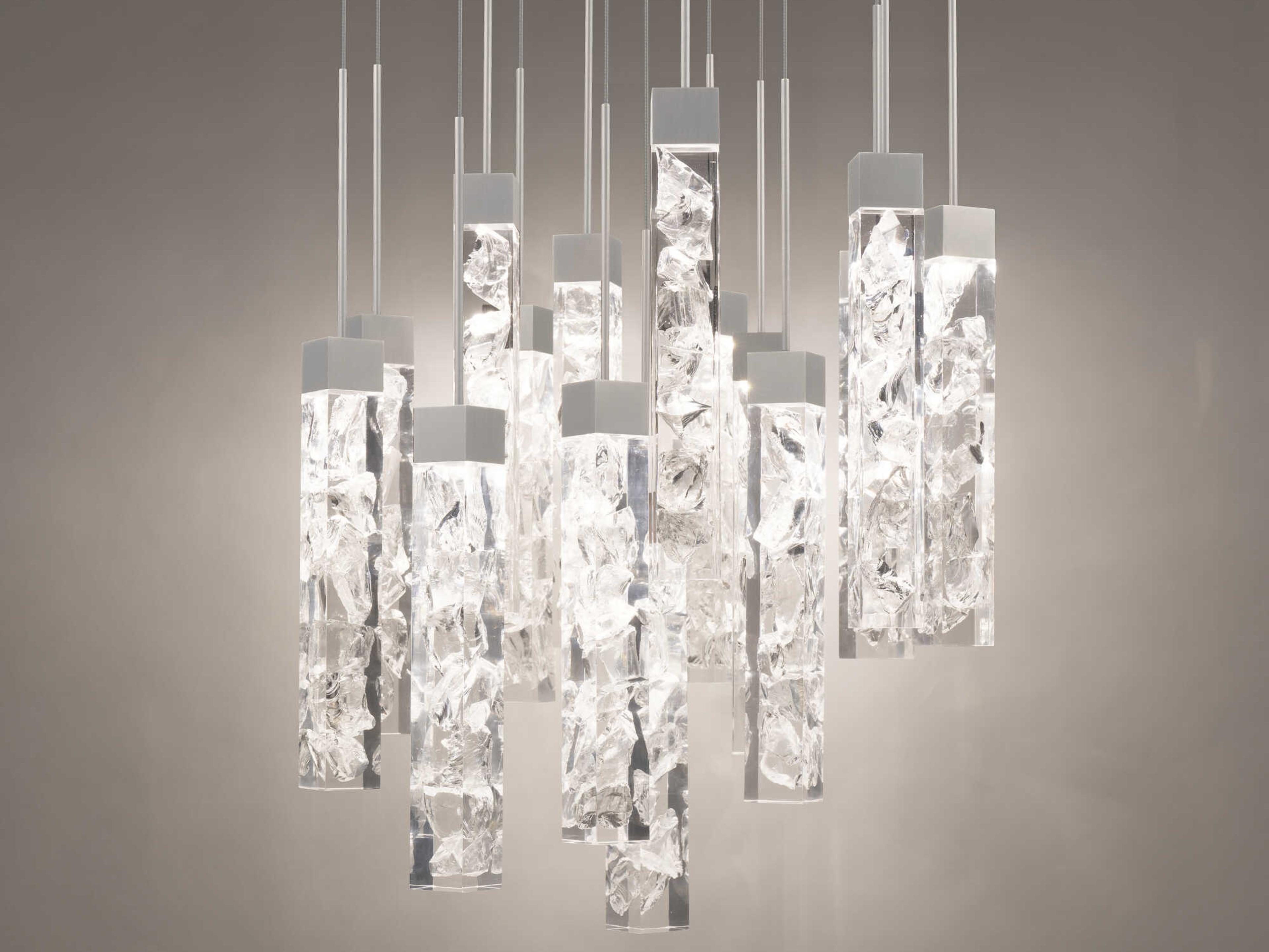 Modern Forms Minx 15-Light Antique Nickel Linear Pendant