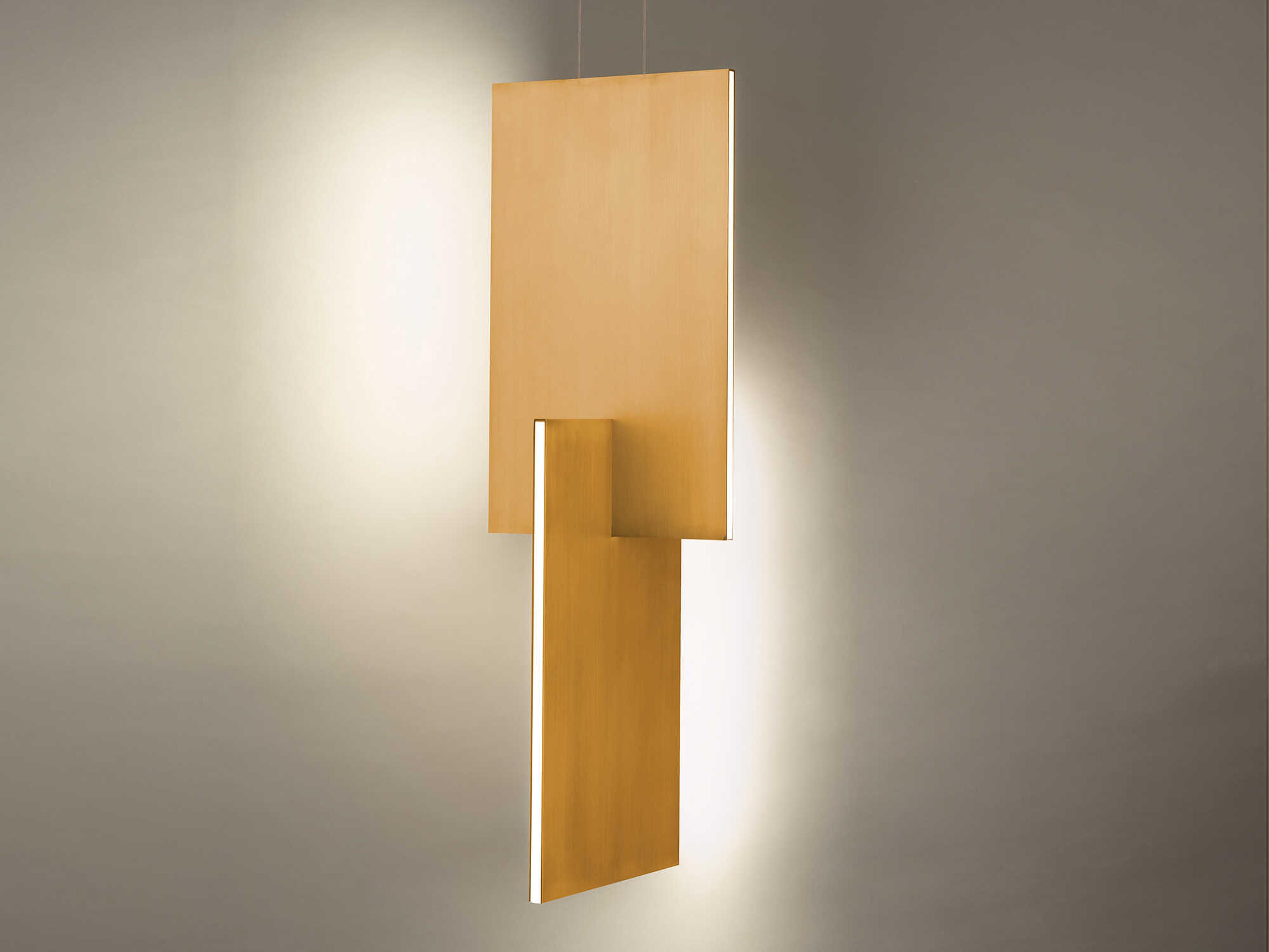 Modern Forms Amari 8-Light Aged Brass LED Geometric Mini Pendant