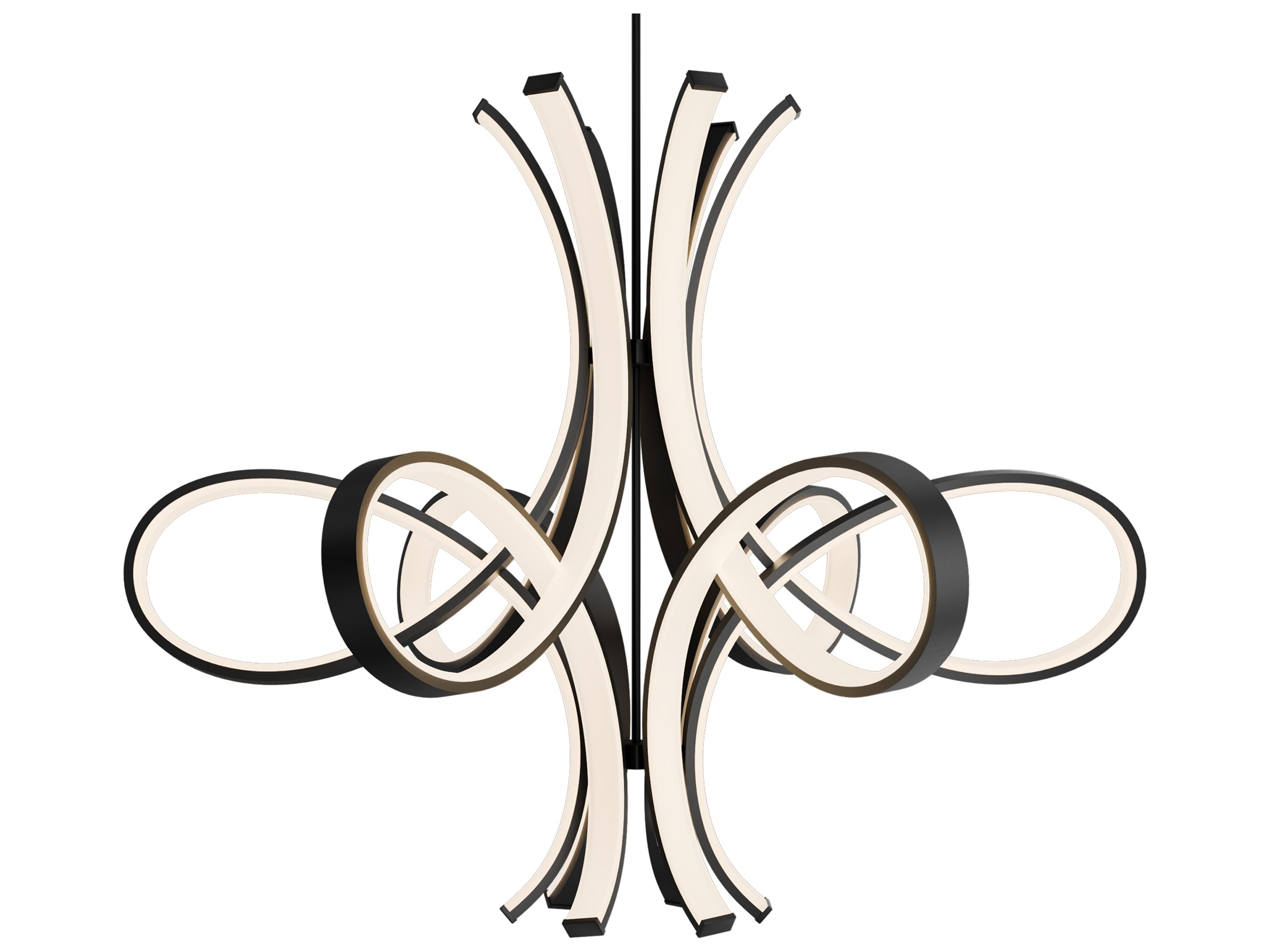 Fleur De Lis 1-Light Black Pendant