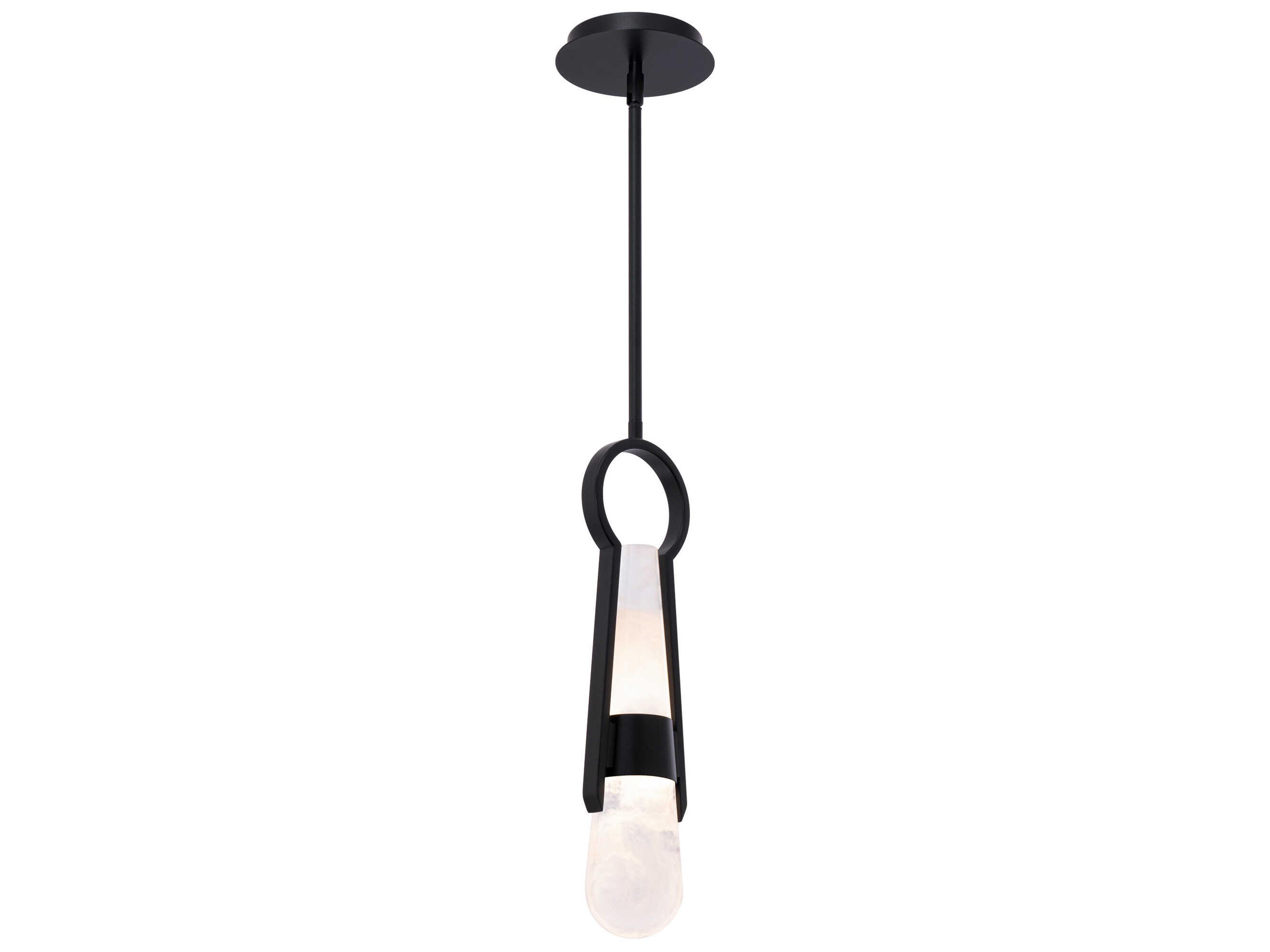Ezra 2-Light Black LED Mini Pendant
